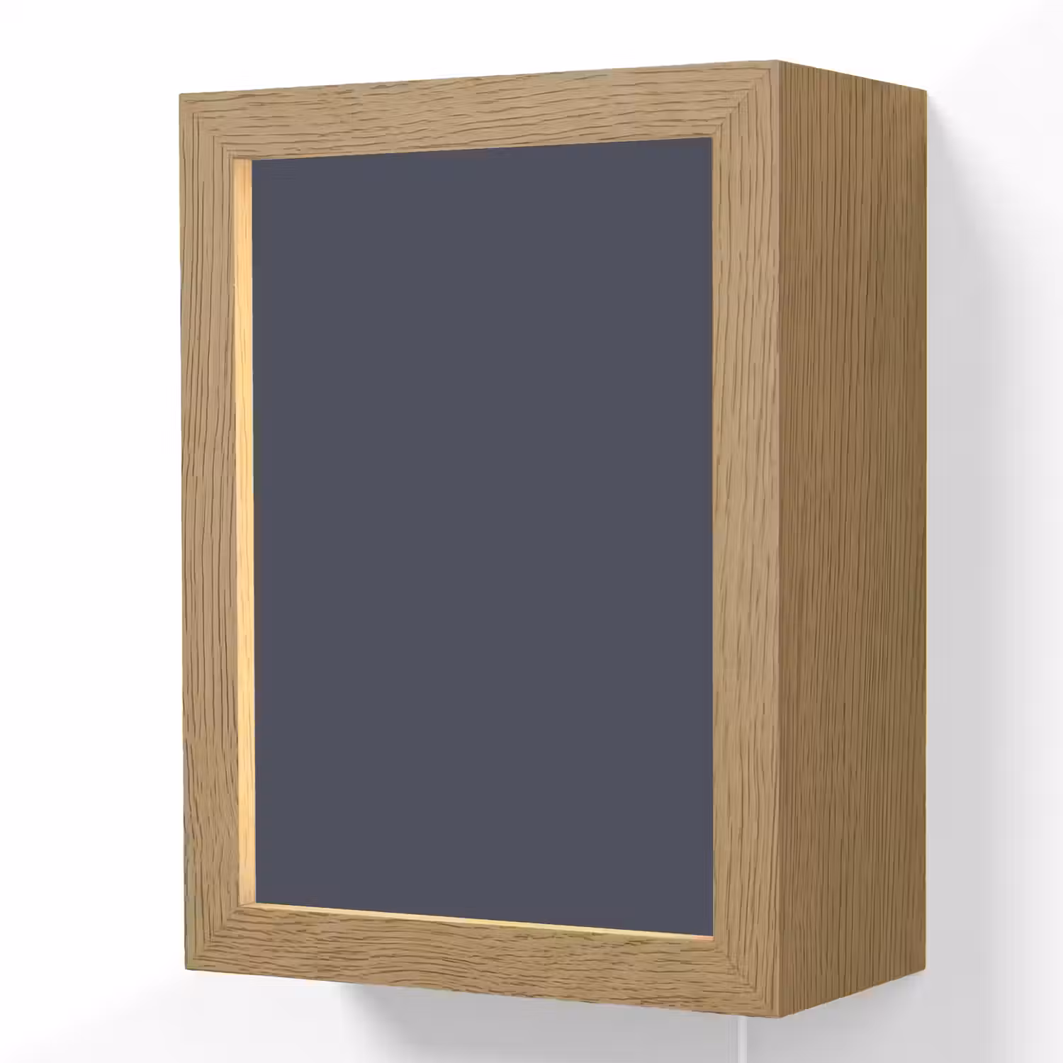 Midnight - Swing - Blauw Light Box met kabel (Wandlamp) klein 929 -3d