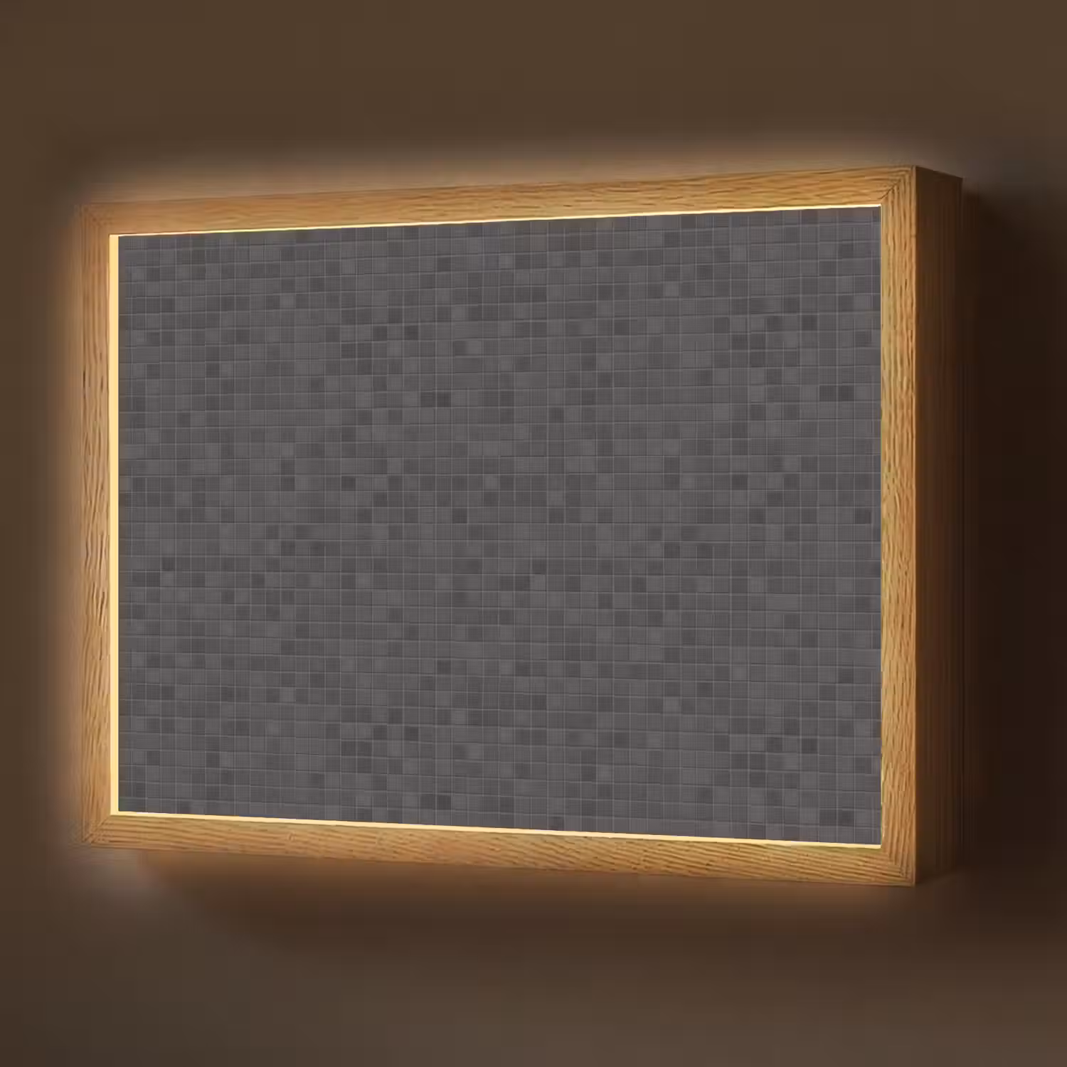 Mozaïek - Patroon - Zwart Light Box met batterij (Wandlamp) middel 907 -z3d_website