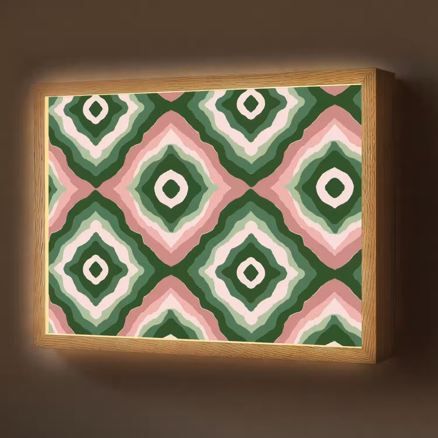 Ontwerp - Organisch - Kleurrijk Light Box met batterij (Wandlamp) middel 907 -z3d_website