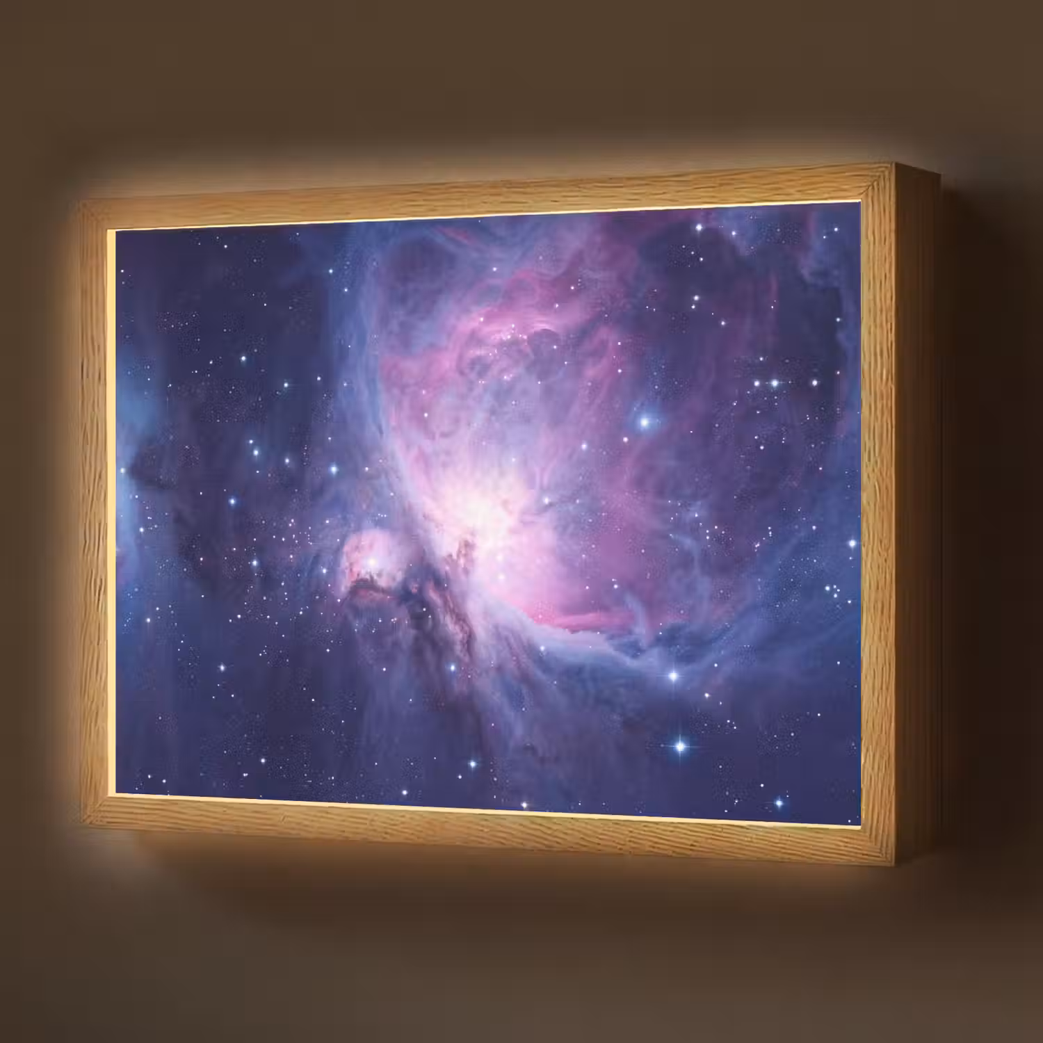 Ruimte - Sterren - Kleurrijk Light Box met batterij (Wandlamp) middel -z3d_website