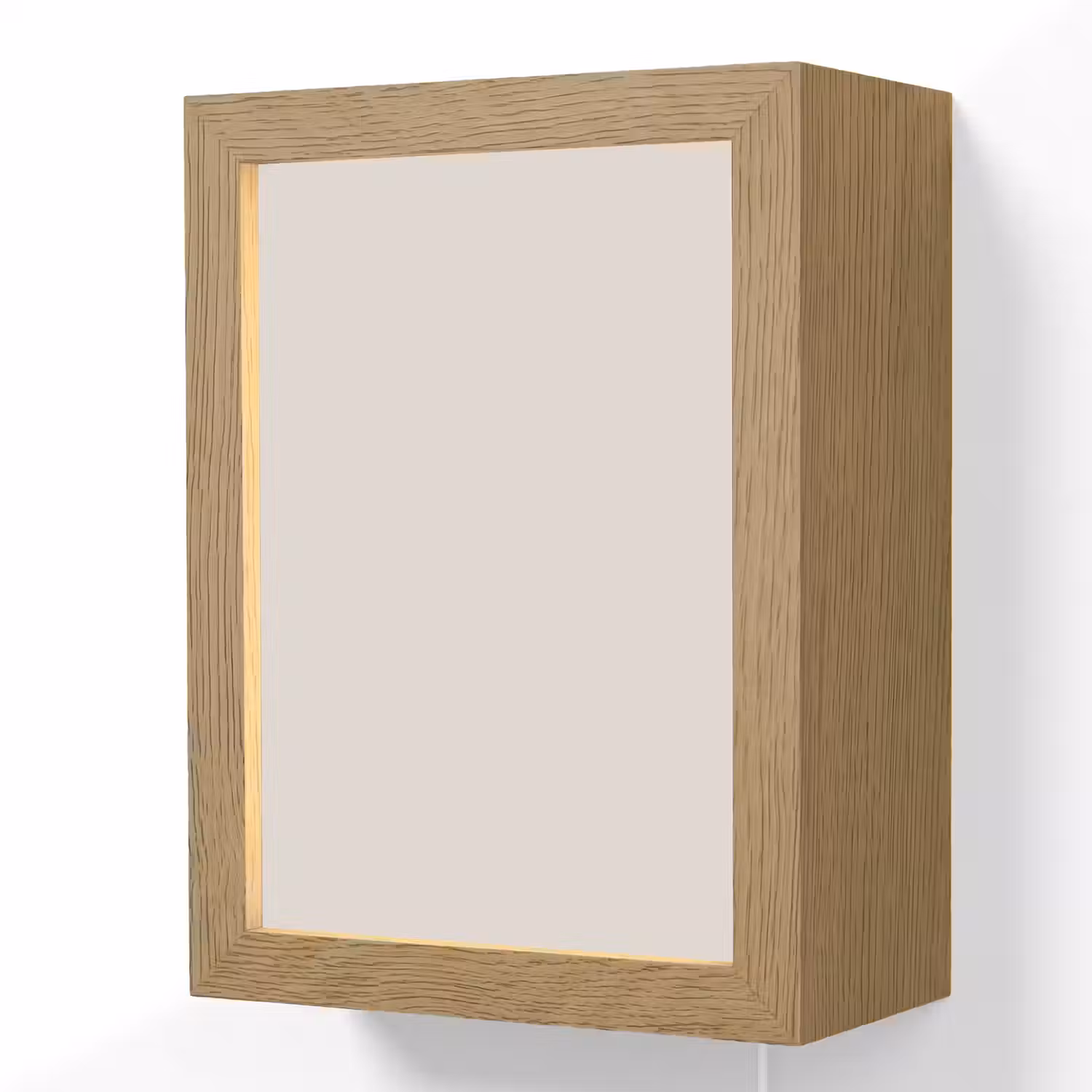 Silent - Sandstone - Grijs Light Box met kabel (Wandlamp) klein 929 -3d