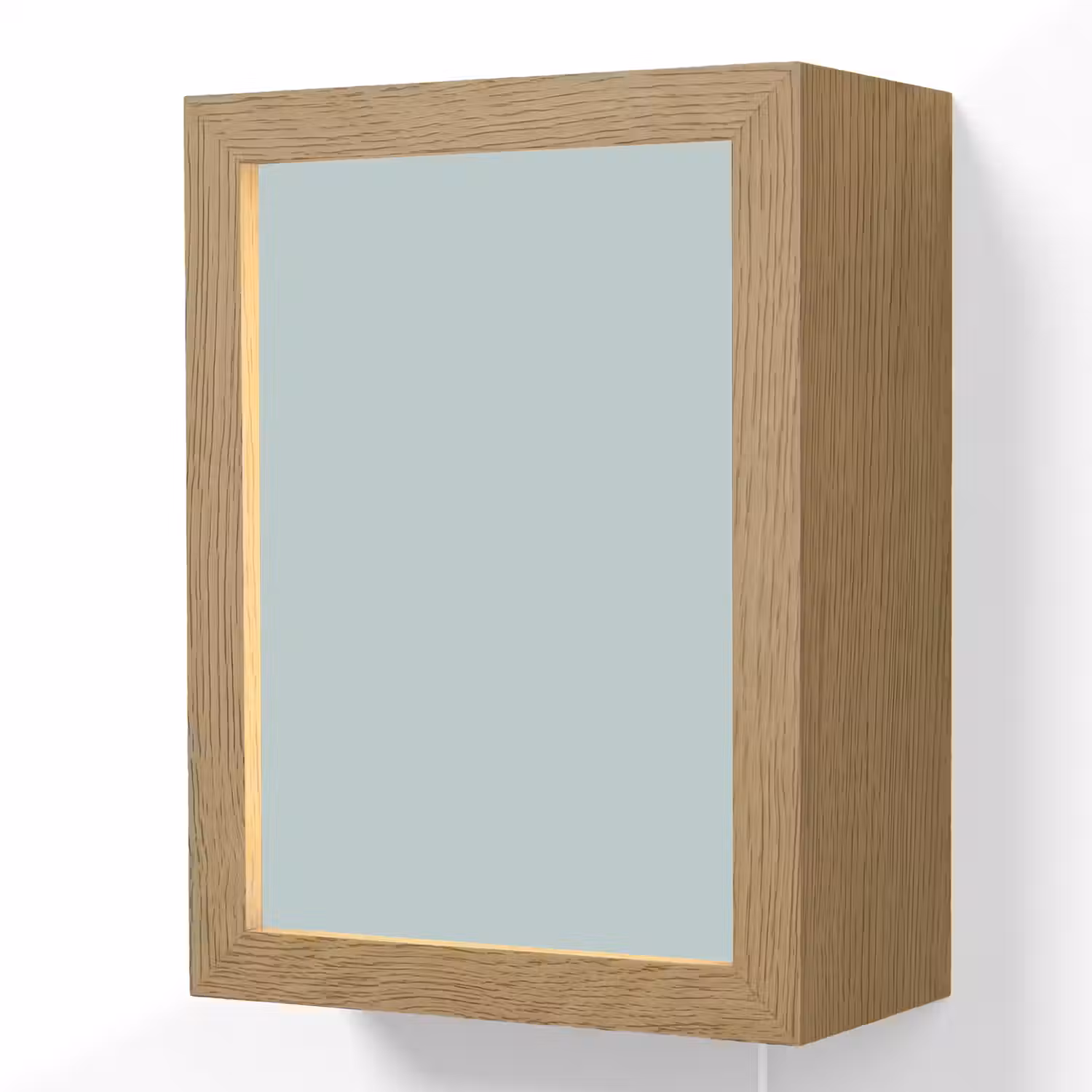 Slate - Blue - Blauw Light Box met kabel (Wandlamp) klein 929 -3d
