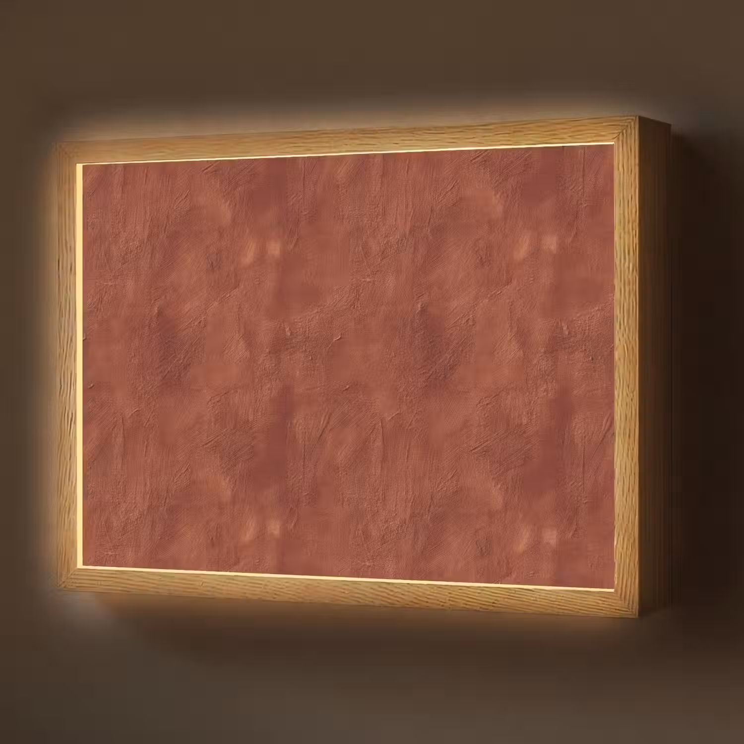 Stucwerk - Textuur - Terracotta Light Box met batterij (Wandlamp) middel 907 -z3d_website