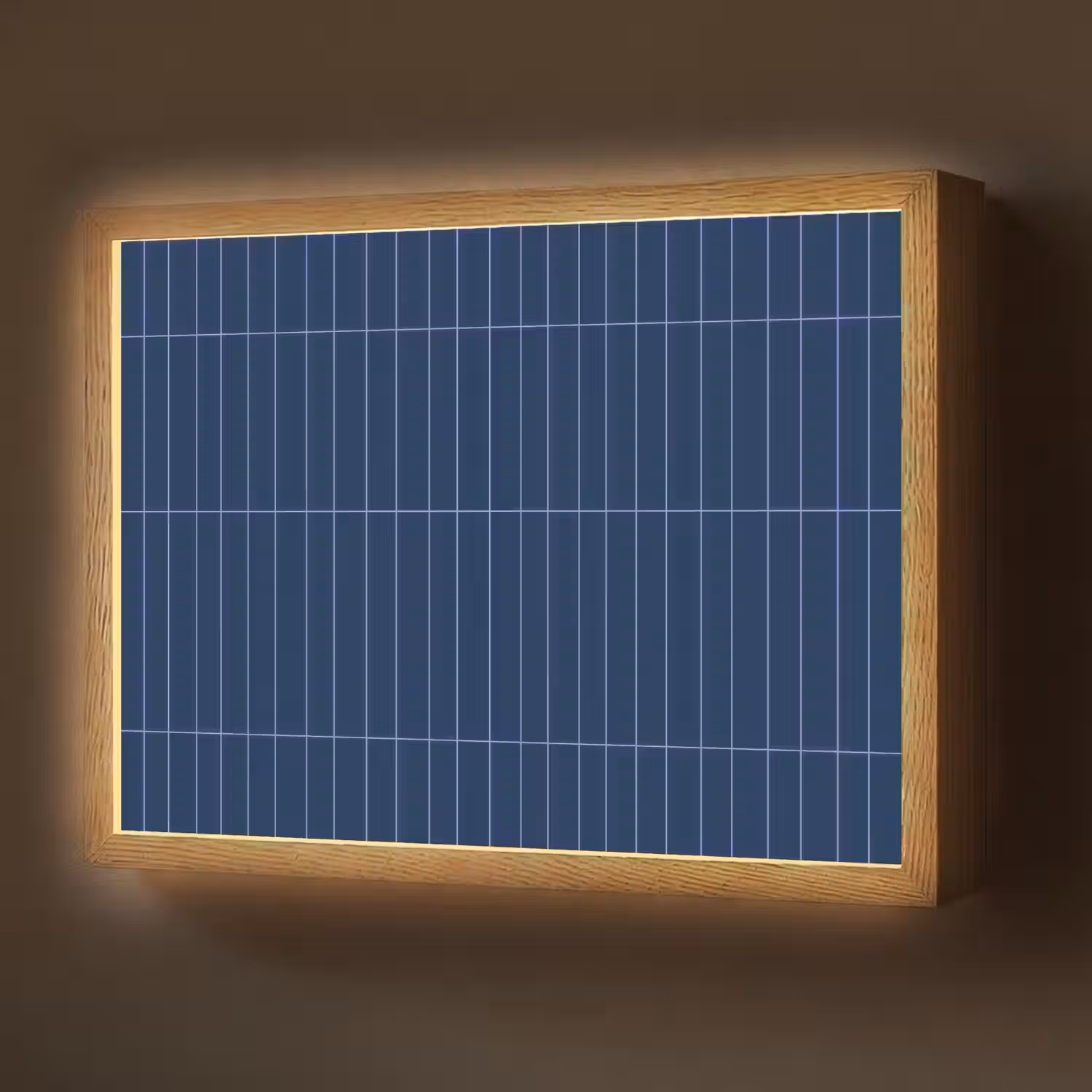 Tegels - Langwerpig - Blauw Light Box met batterij (Wandlamp) middel 907 -z3d_website