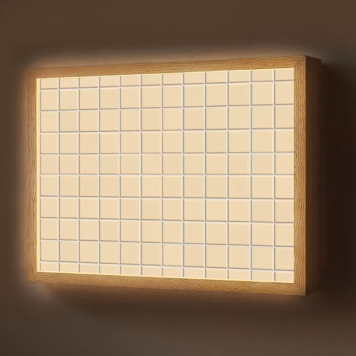 Tegels - Patroon - Crème Light Box met batterij (Wandlamp) middel 907 -z3d_website