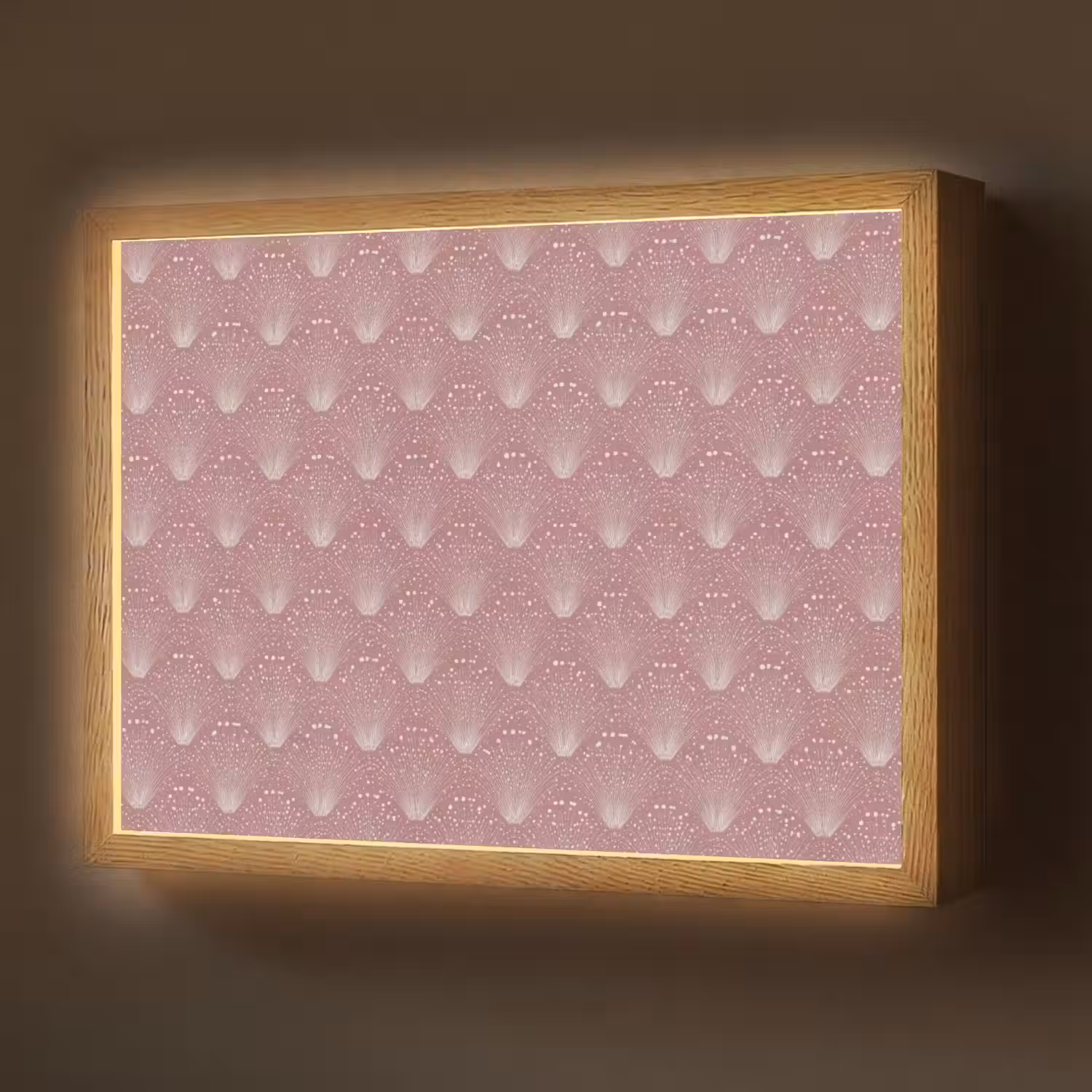 Trendy - Patroon - Roze Light Box met batterij (Wandlamp) middel 907 -z3d_website