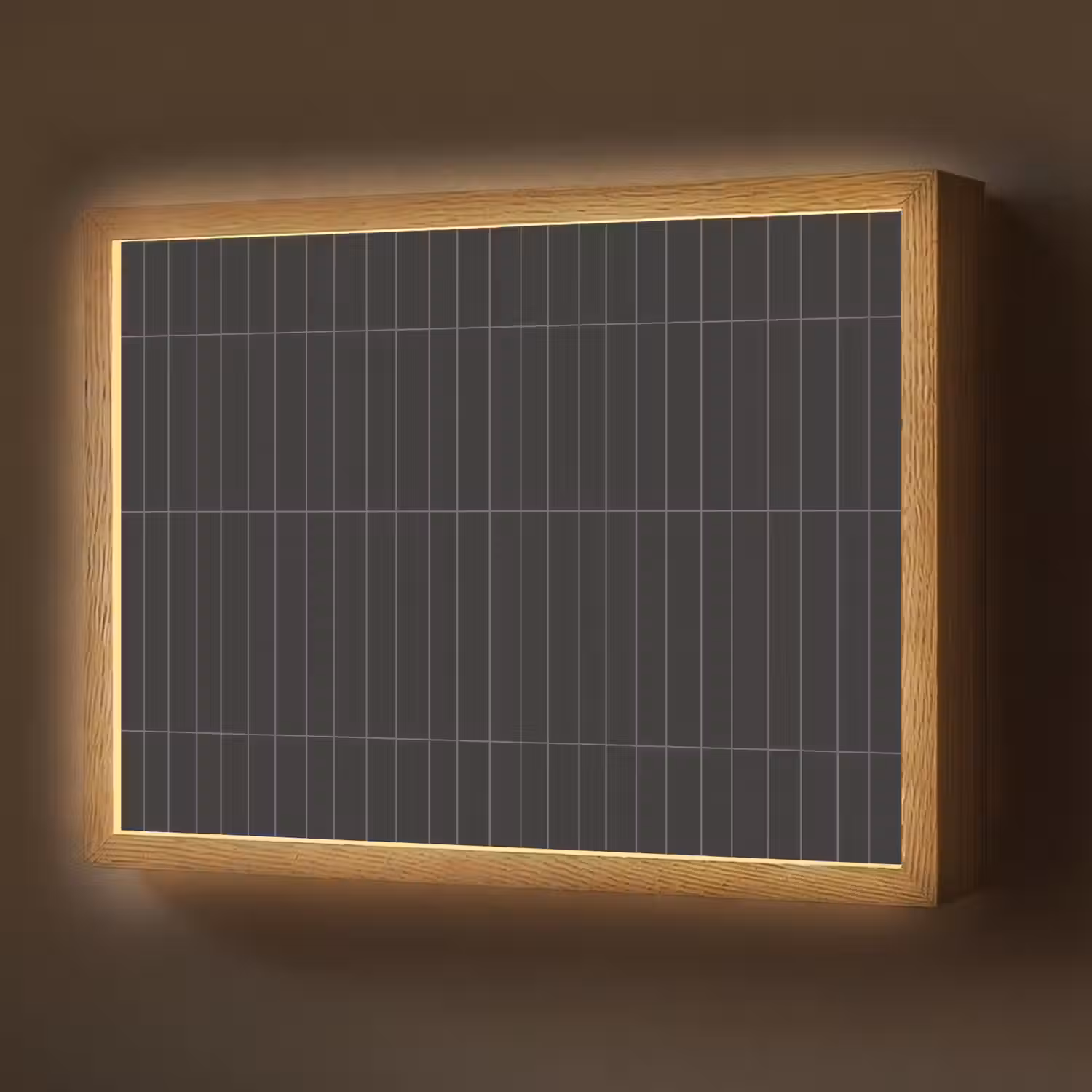 Verticaal - Wandtegel - Mat - Zwart Light Box met batterij (Wandlamp) middel 907 -z3d_website