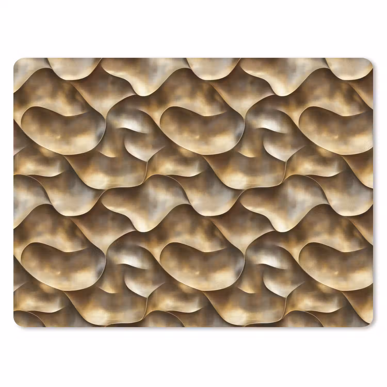 Abstract - Antiek - Goud muismat rubber klein 262 -3d