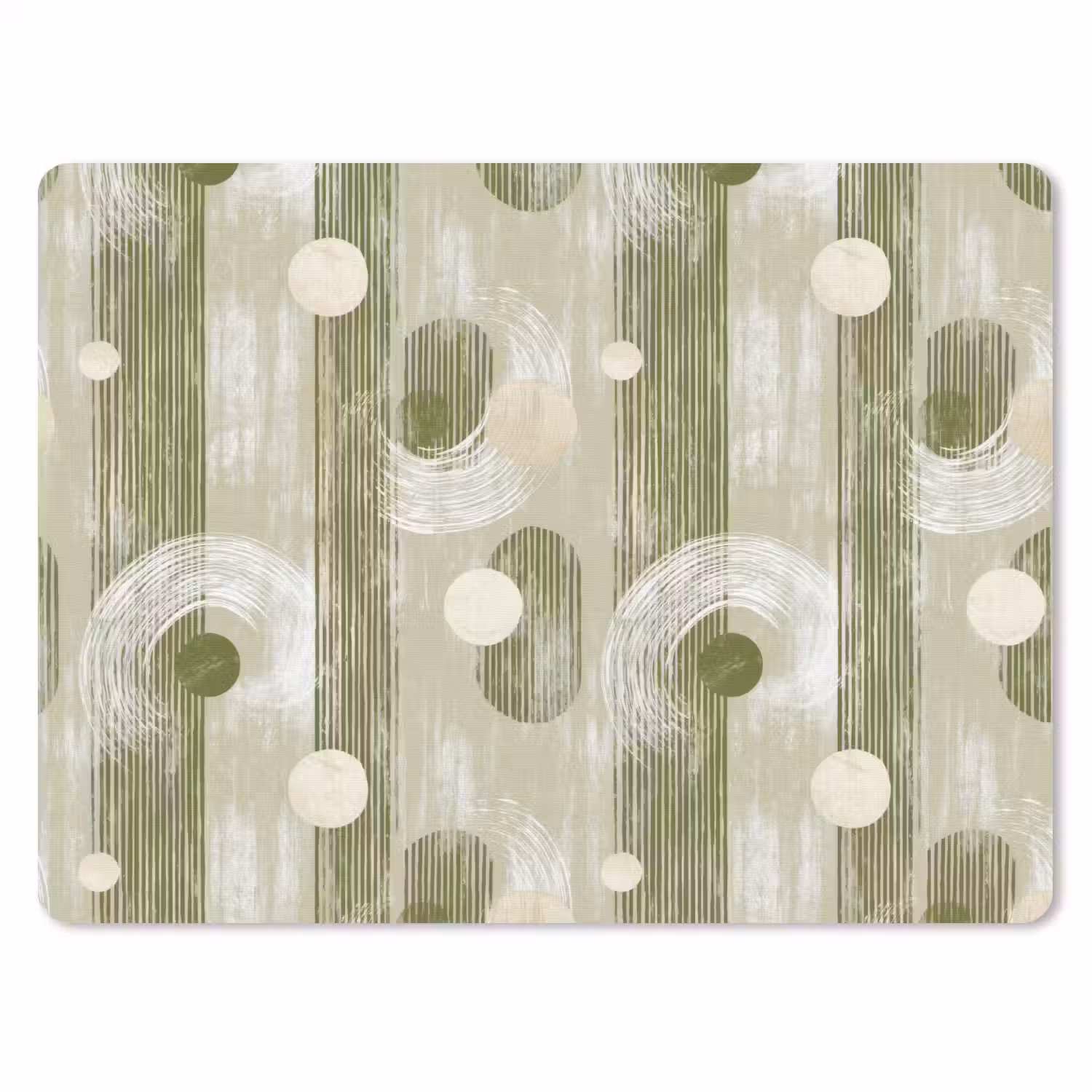 Artistiek - Modern - Groen muismat rubber klein 262 -3d