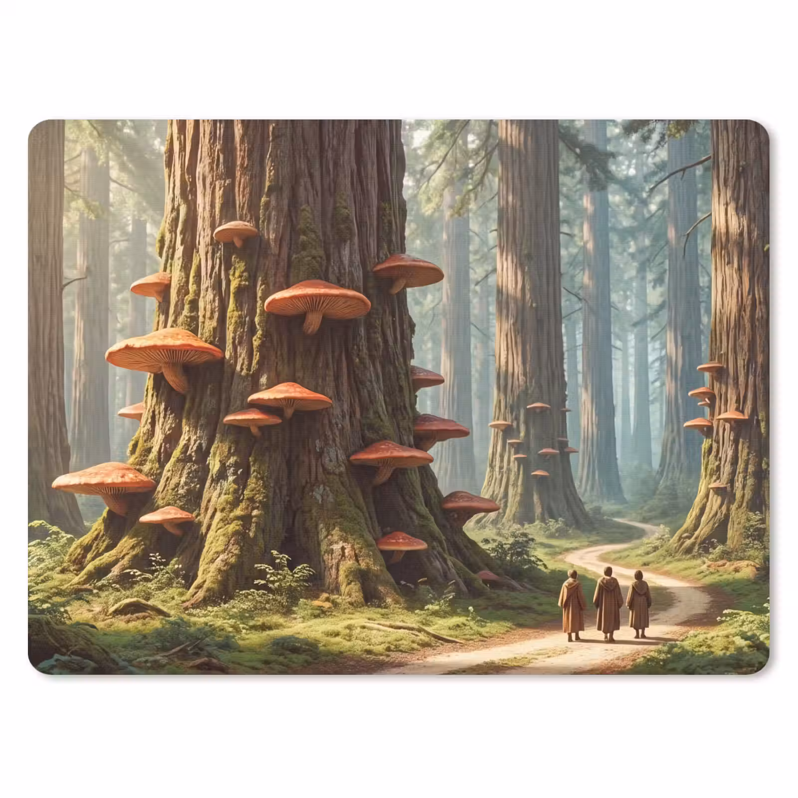 Muismat - Bos - Bomen - Natuur - Bos - Bomen - Natuur muismat rubber klein