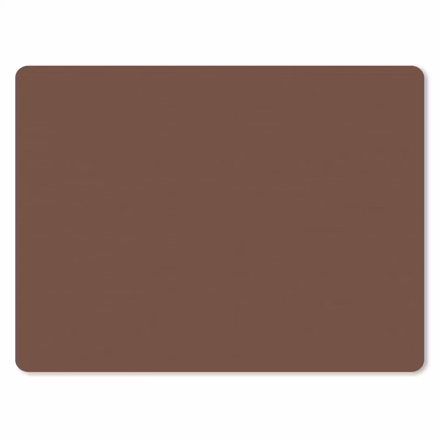 Deep - Clay - Brown - Bruin muismat rubber klein 262 -3d