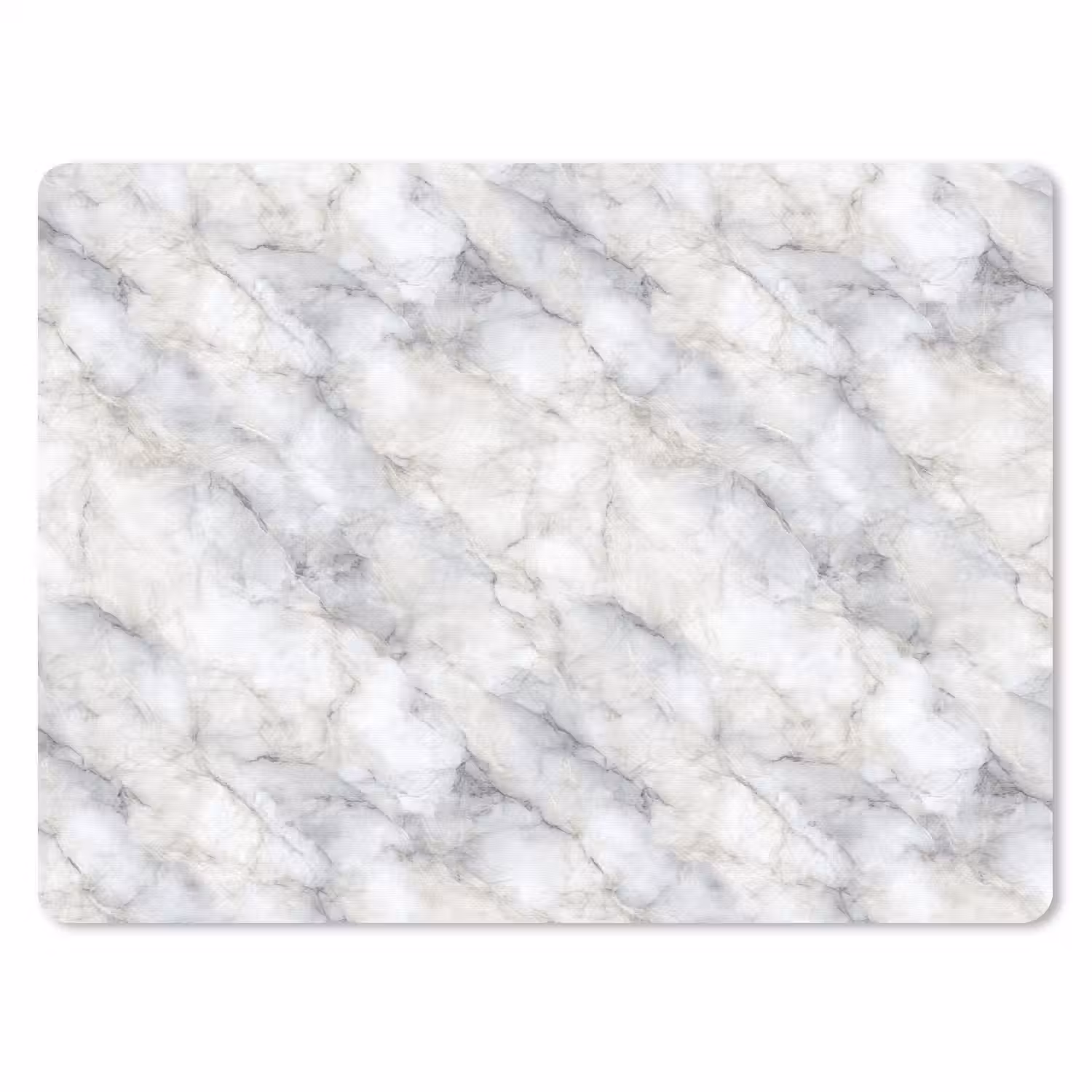Grijs - Marmer - Gedetailleerd muismat rubber klein 262 -3d