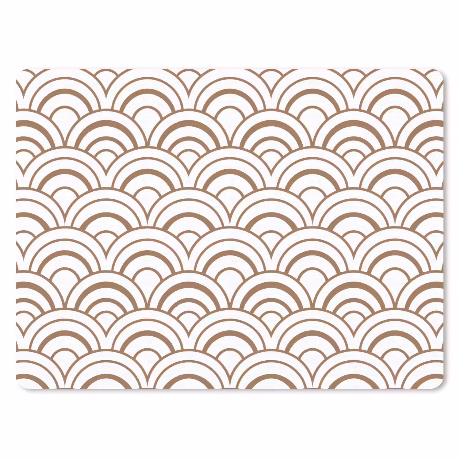 Klassiek - Motief - Terracotta muismat rubber klein 262 -3d