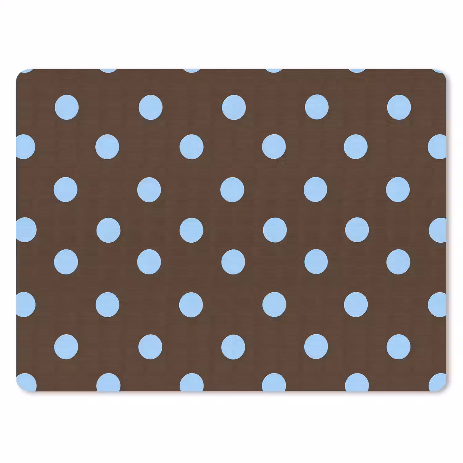Klassiek - Stippen - Bruin muismat rubber klein 262 -3d