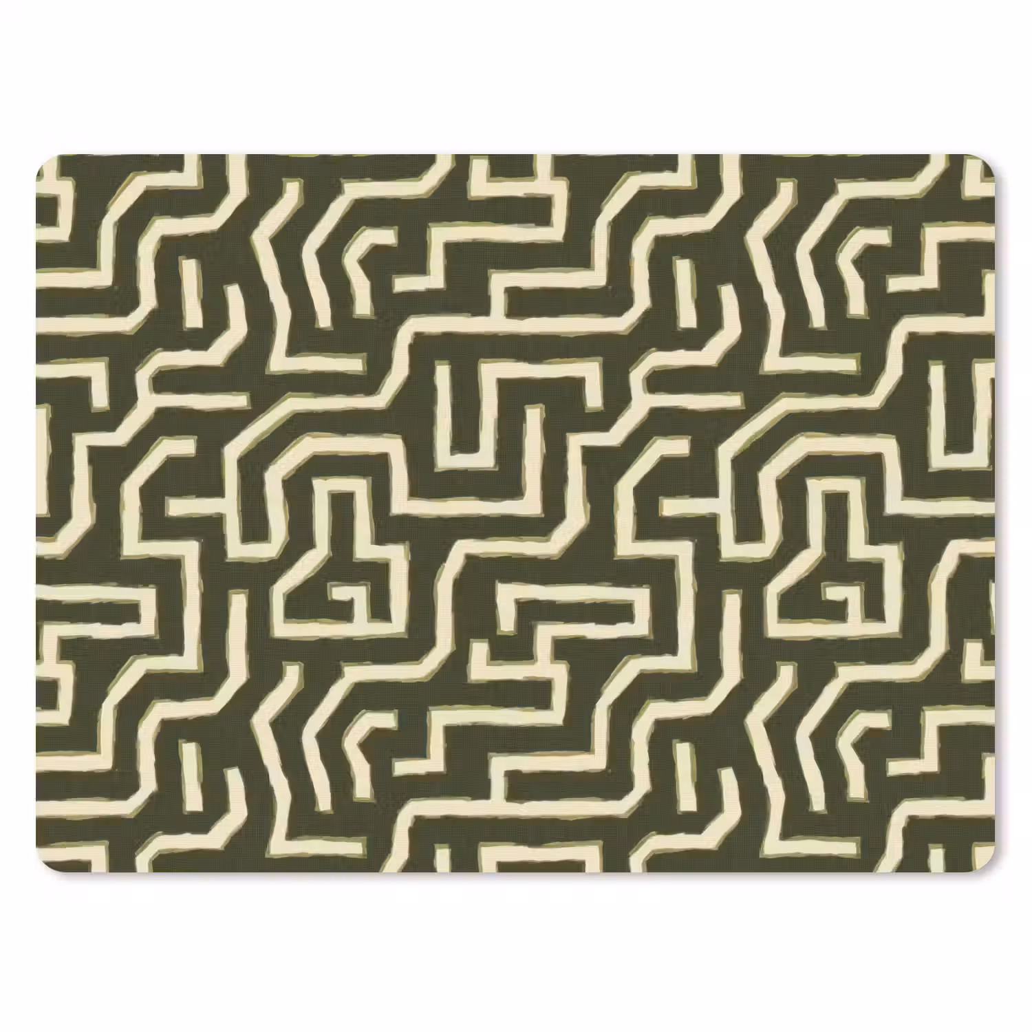 Lijnen - Abstract - Groen muismat rubber klein 262 -3d