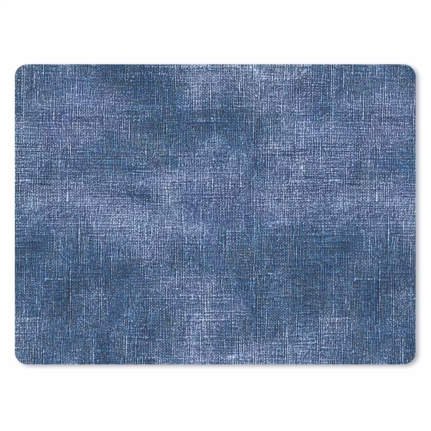 Linnen - Textuur - Patroon - Denim - Rustiek muismat rubber klein 262 -3d