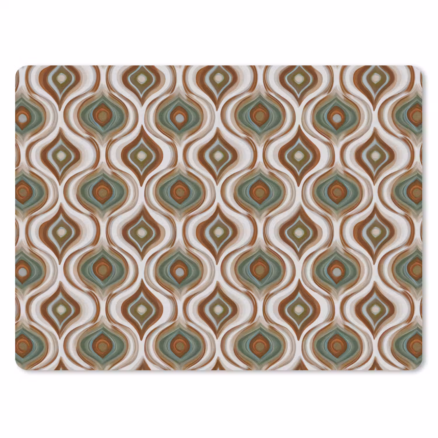 Motief - Patroon - Kleurrijk muismat rubber klein 262 -3d