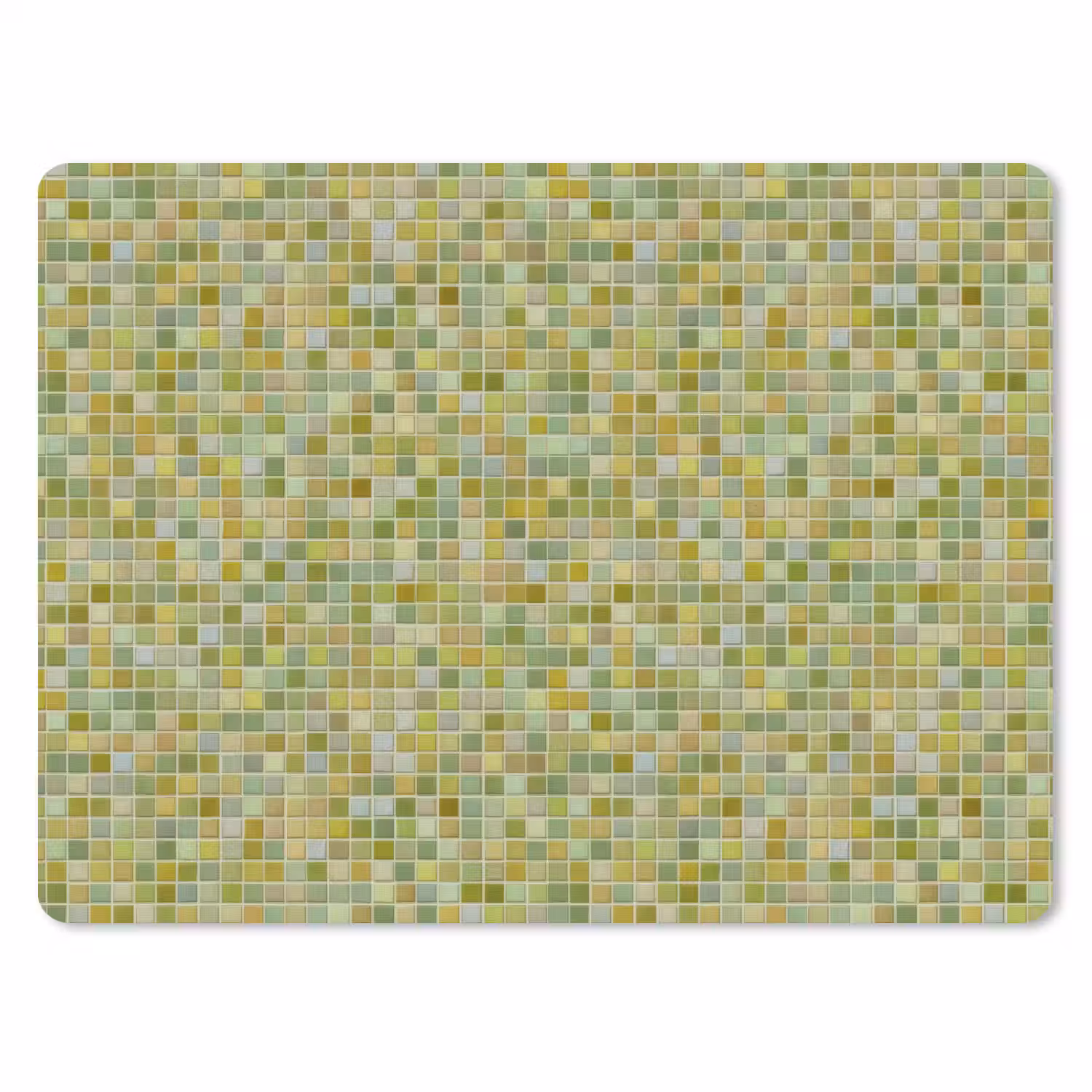 Mozaïek - Patroon - Groen muismat rubber klein 262 -3d