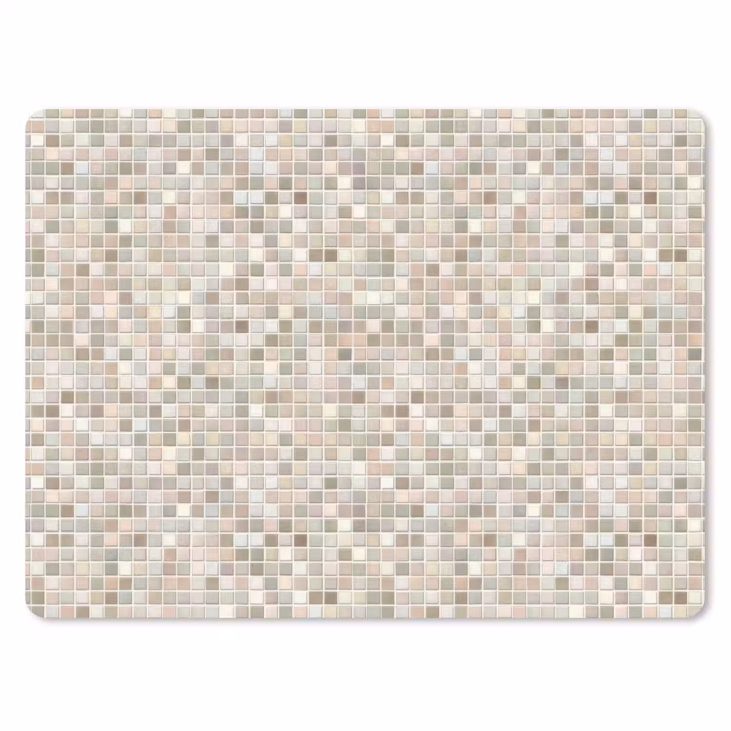 Mozaïek - Patroon- Taupe muismat rubber klein 262 -3d