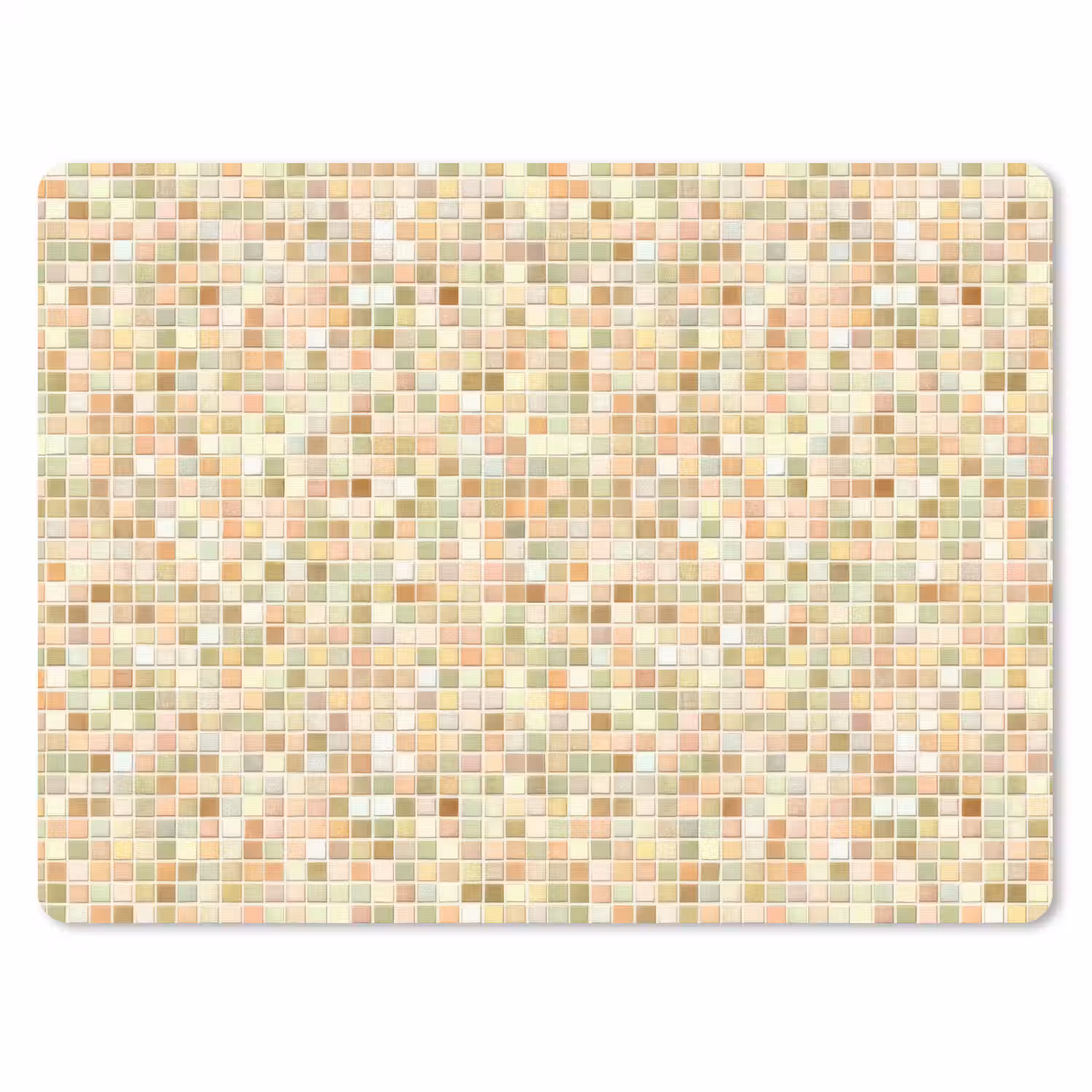 Mozaïek - Patroon - Terracotta muismat rubber klein 262 -3d