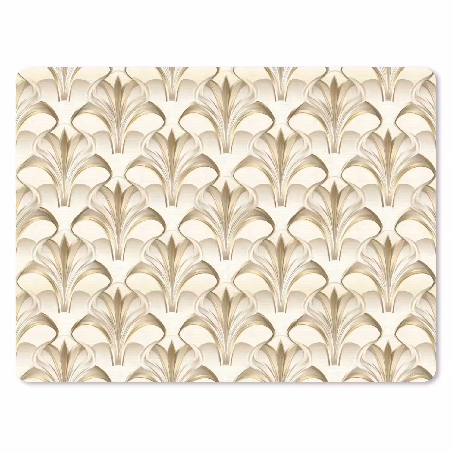 Ornament - Barok - Goud muismat rubber klein 262 -3d