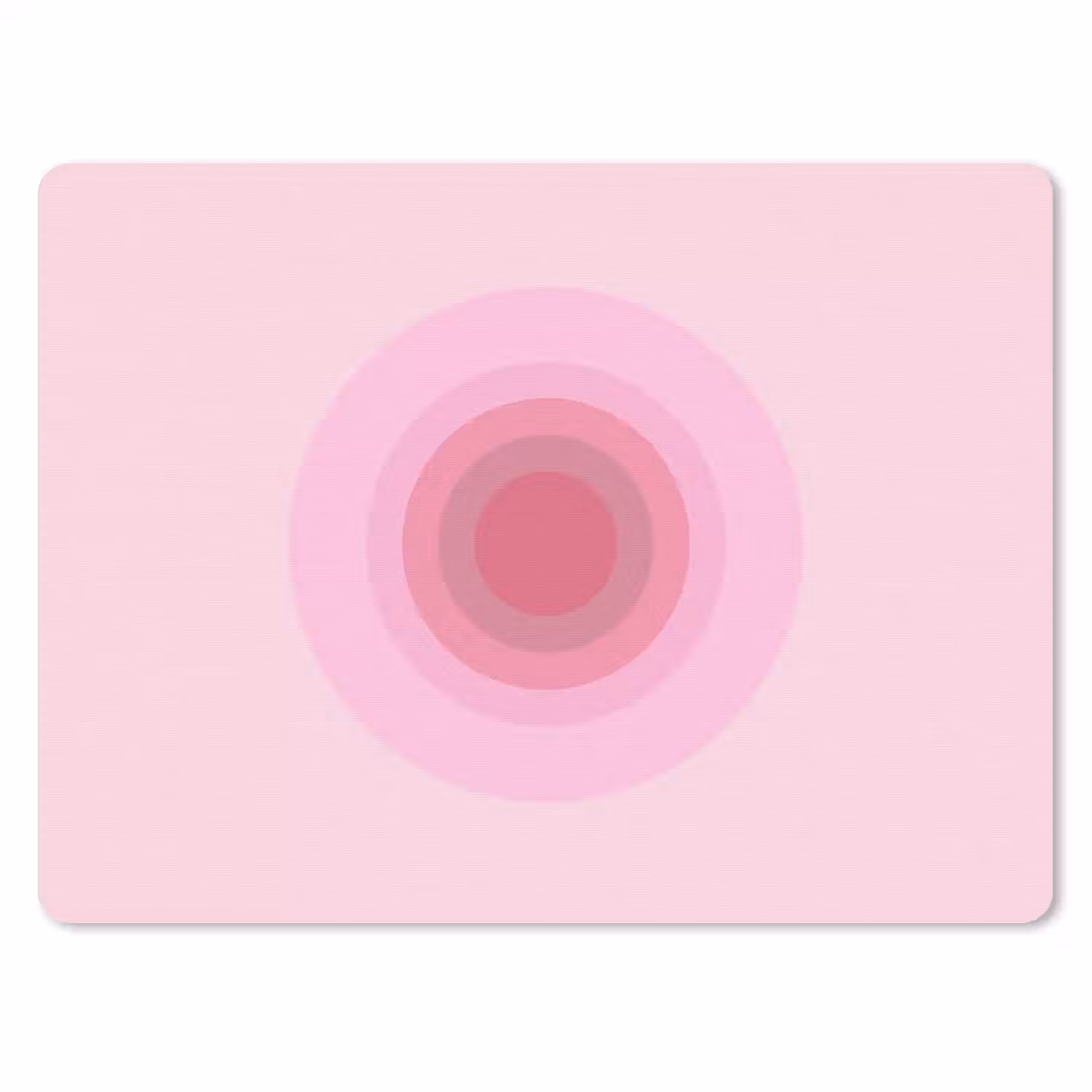 Patroon - Cirkels - Abstract - Roze - Modern muismat rubber klein -3d