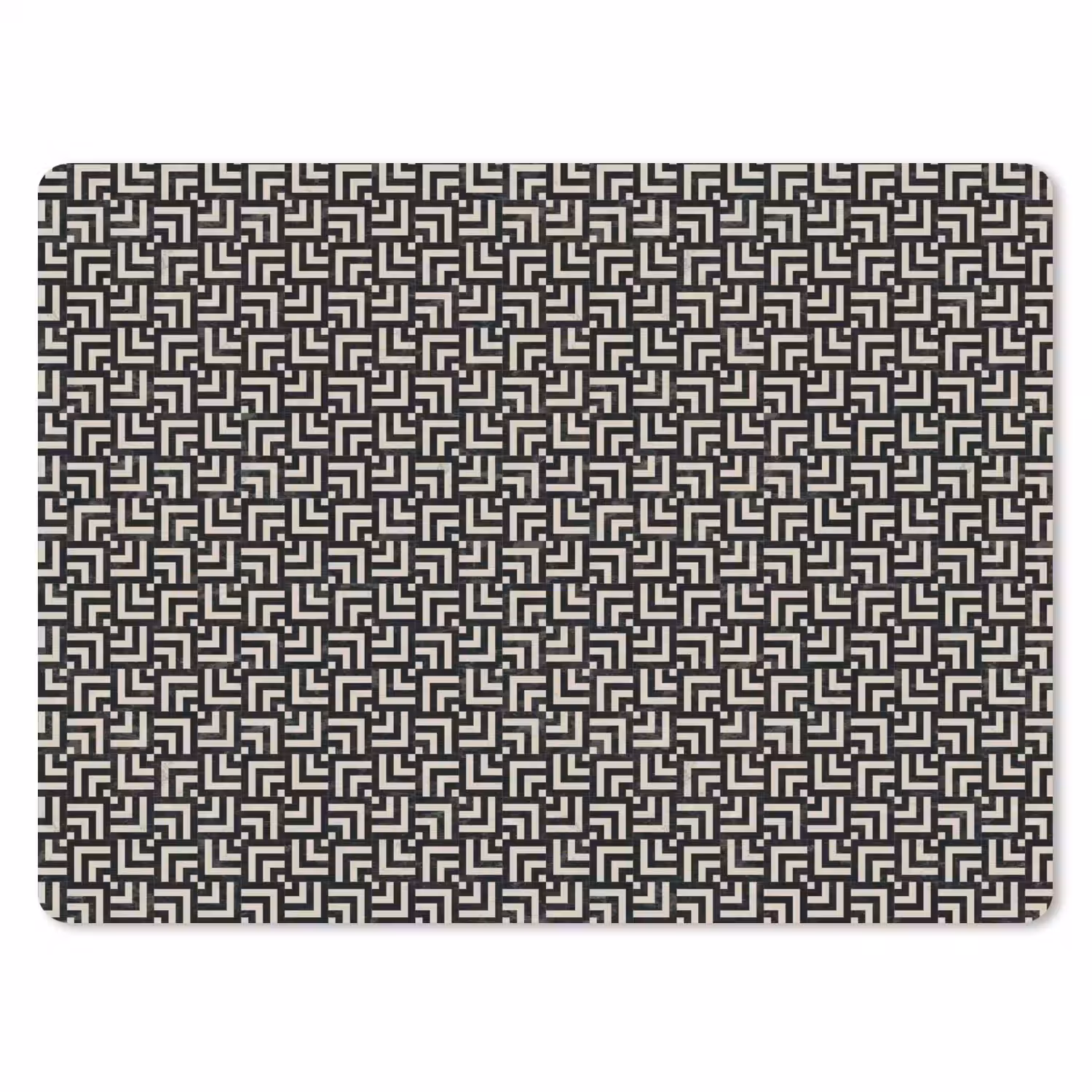 Patroon - Marmer - Zwart muismat rubber klein 262 -3d