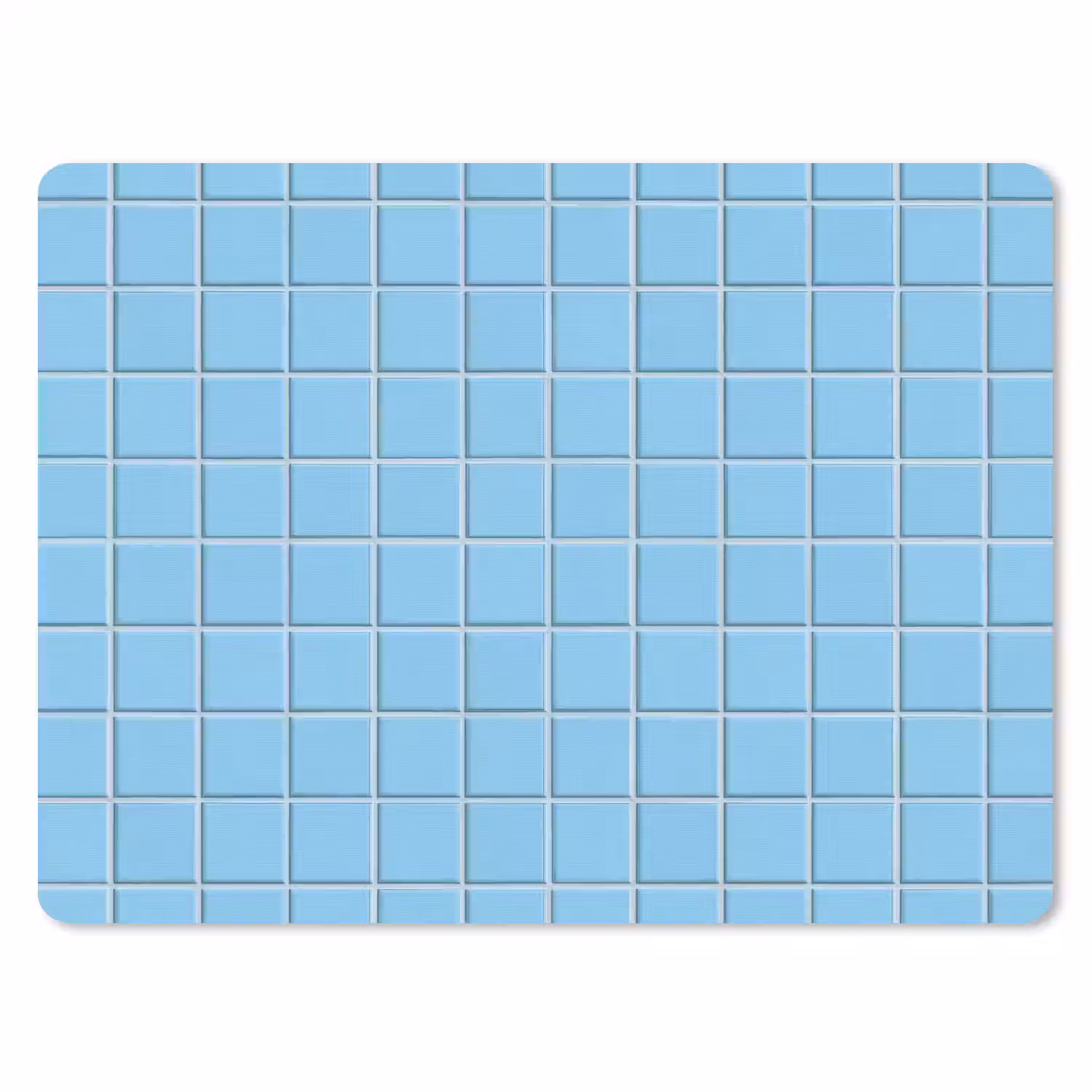 Patroon - Tegel - Pastel - Blauw muismat rubber klein 262 -3d