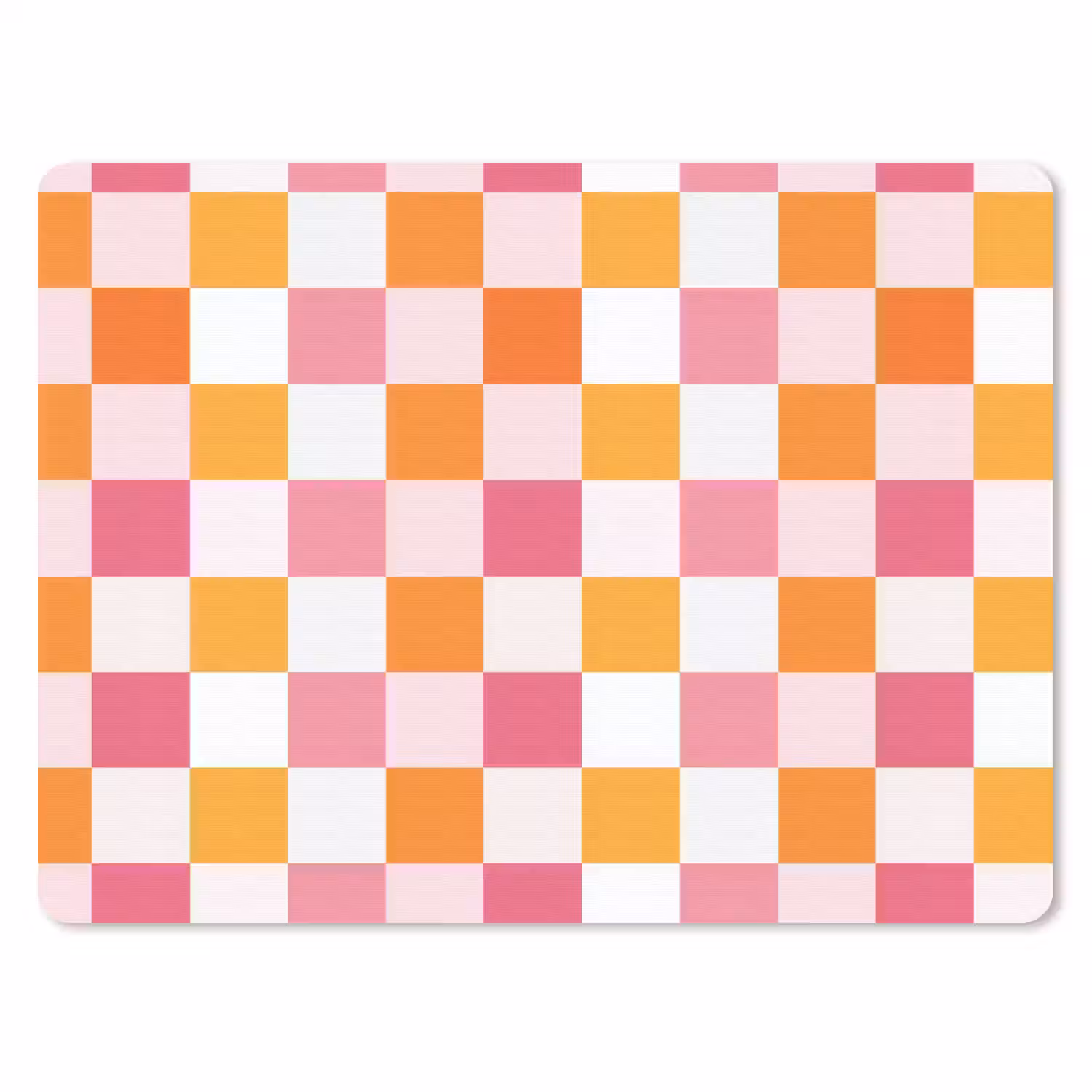 Patroon - Vierkant - Roze muismat rubber klein 262 -3d