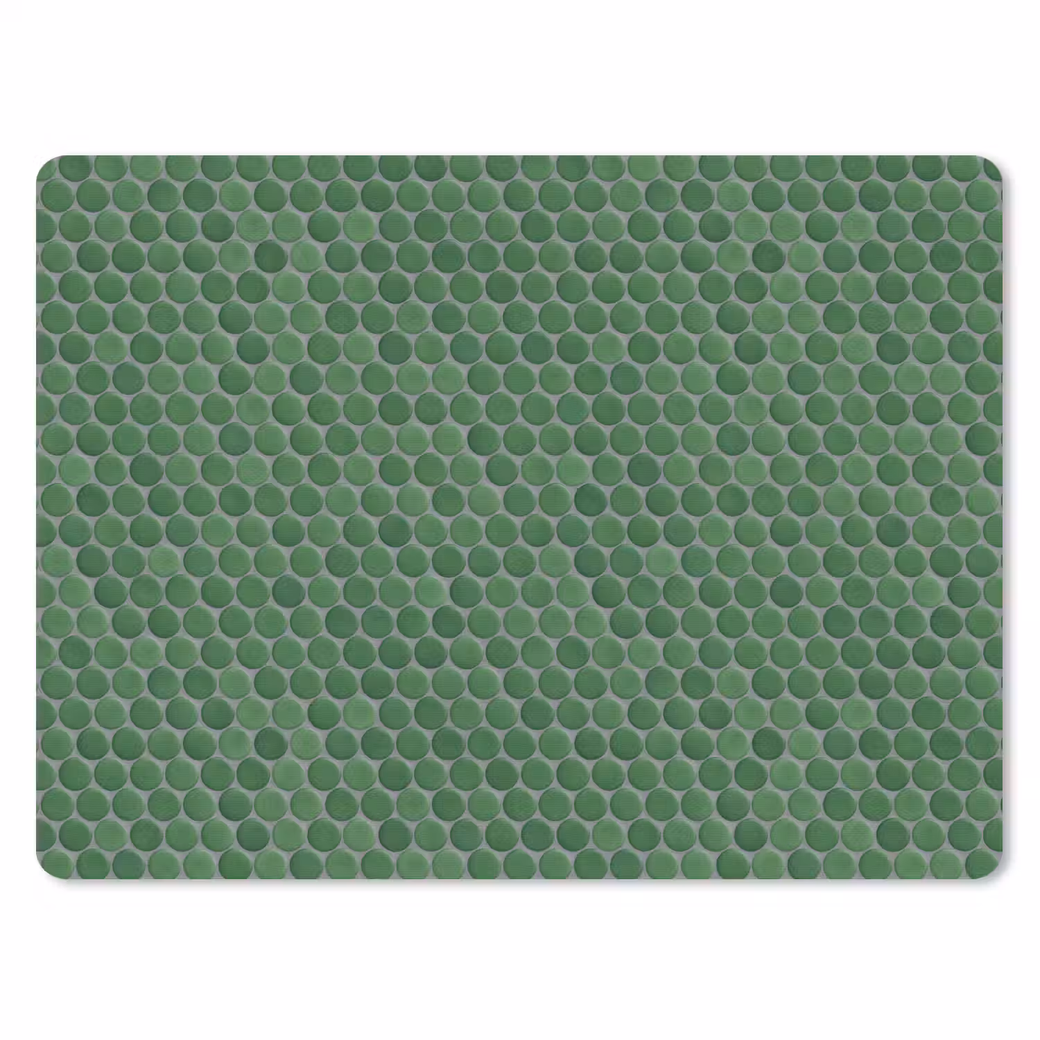 Penny - Mozaïek - Bosgroen - Green muismat rubber klein 262 -3d