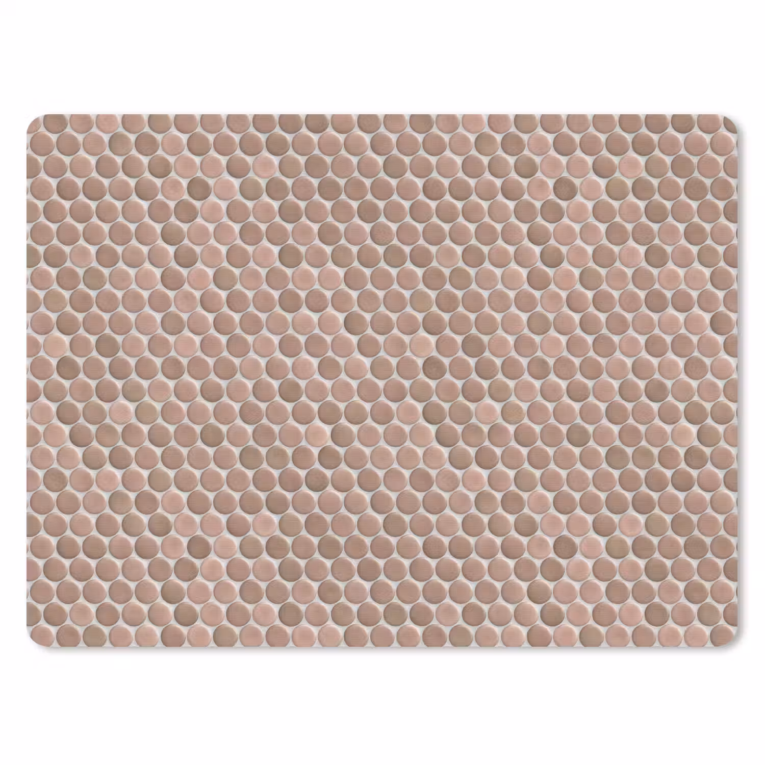 Penny - Mozaïek - Oudroze - Terracotta muismat rubber klein 262 -3d