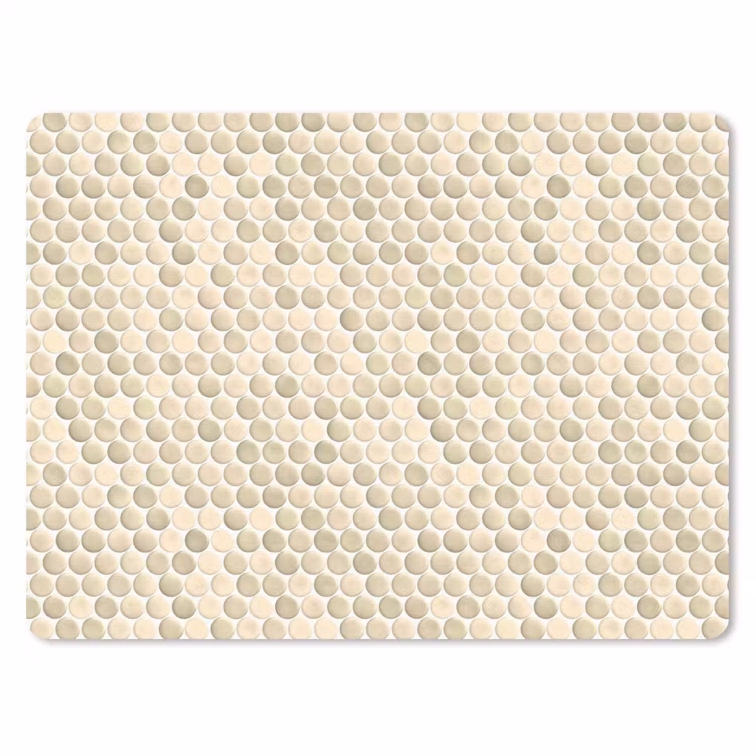 Penny - Mozaïek - Zand muismat rubber klein 262 -3d