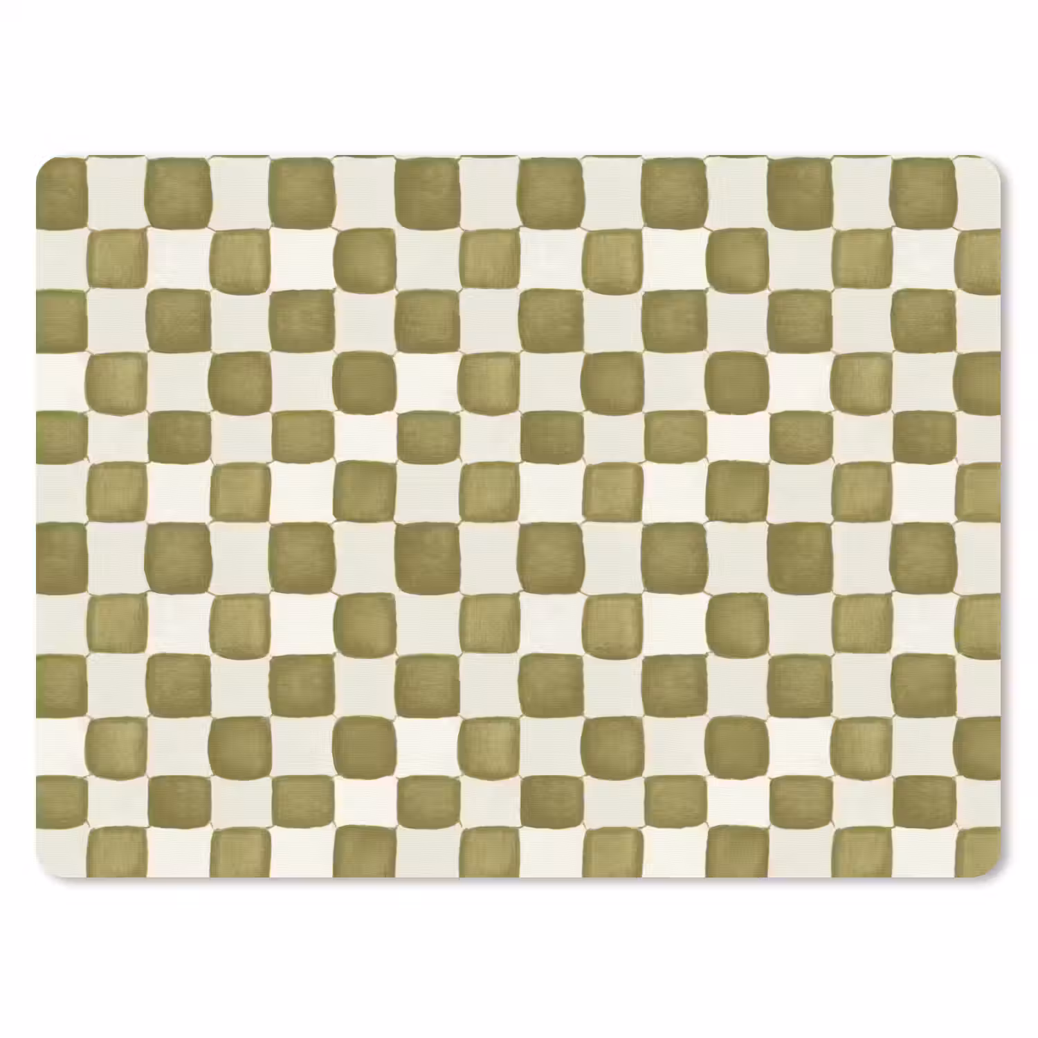 Schaak - Patroon - Groen muismat rubber klein 262 -3d