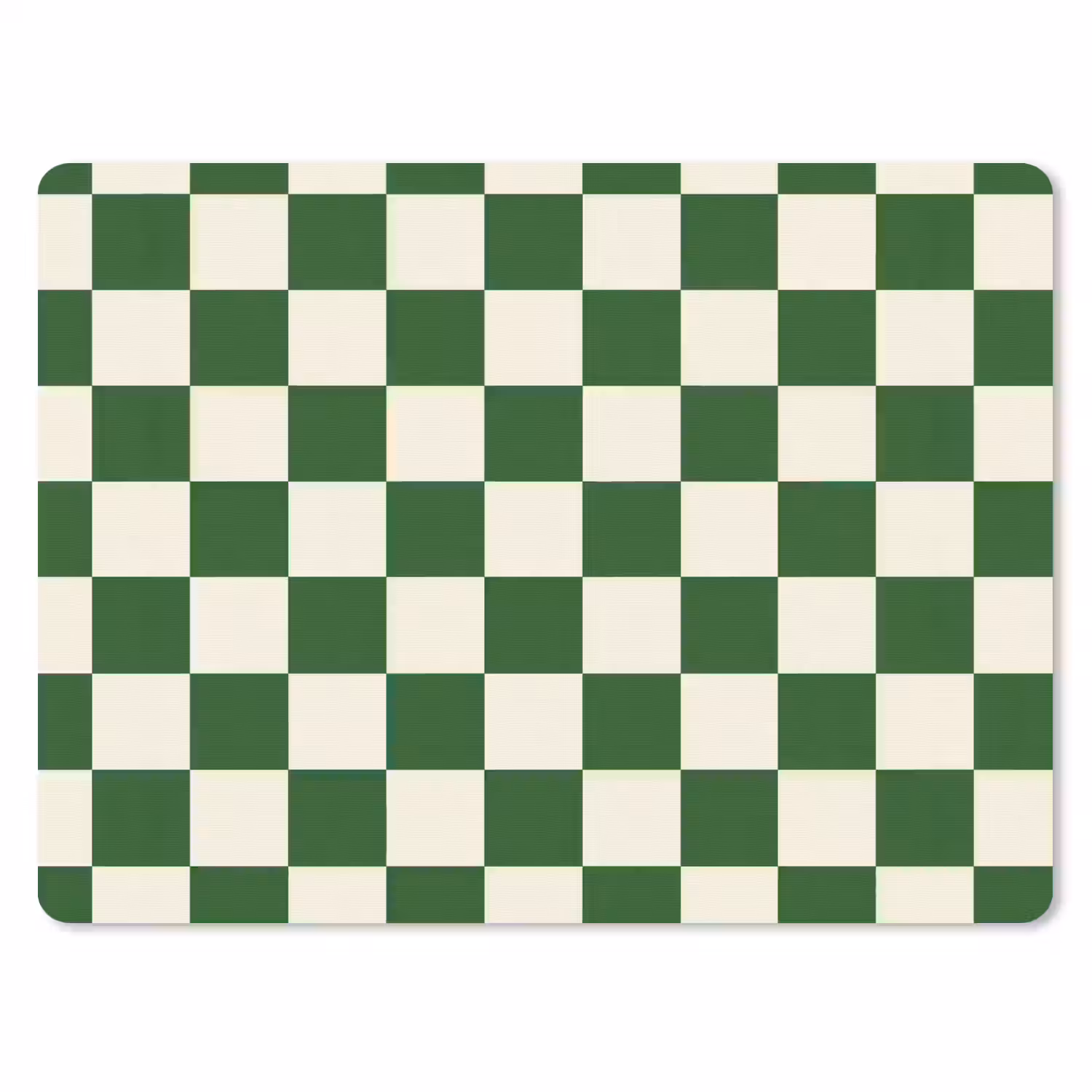 Schaakbord - Patroon - Groen muismat rubber klein 262 -3d