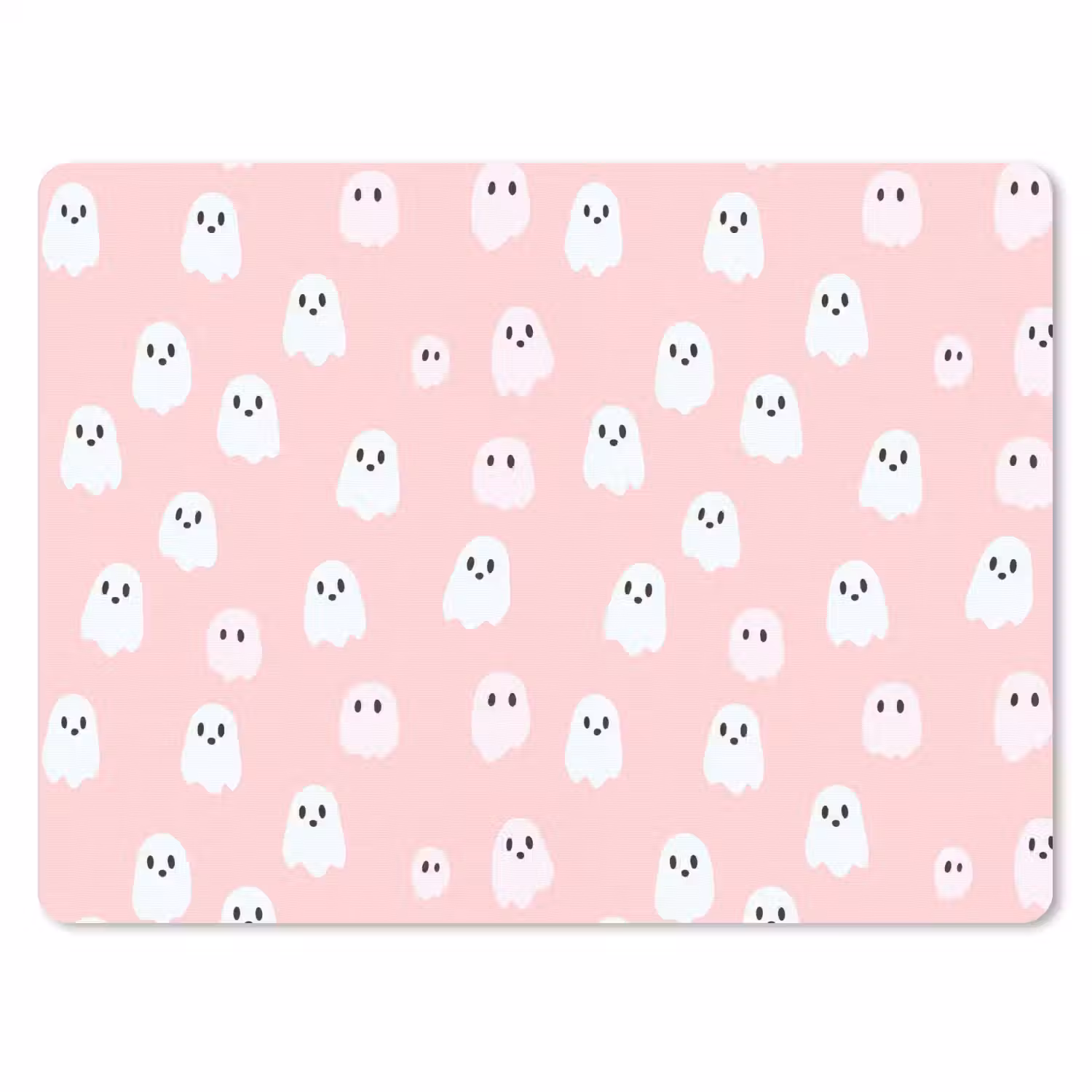 Spookjes - Patroon - Roze muismat rubber klein 262 -3d