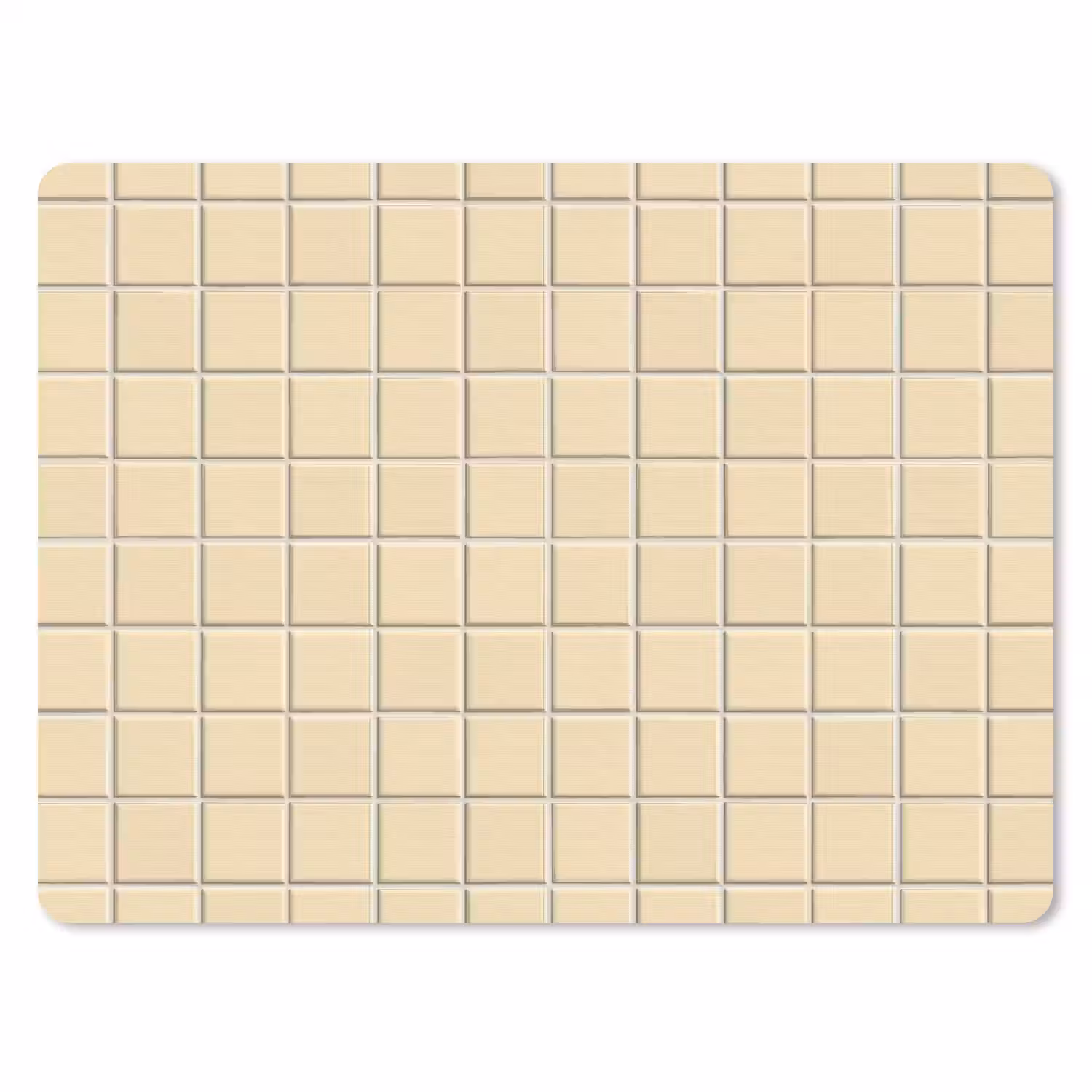 Tegels - Patroon - Crème muismat rubber klein 262 -3d