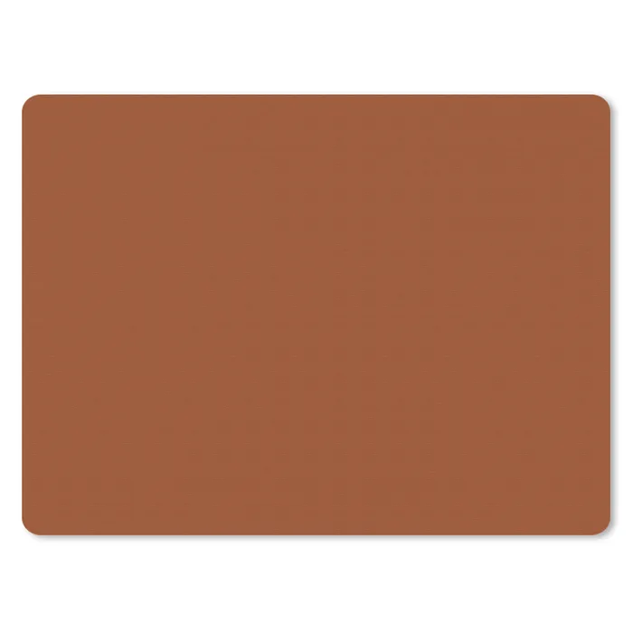 Terracotta - Bruin - Palet - Effen - Kleuren - Kleur muismat rubber klein 262 -3d