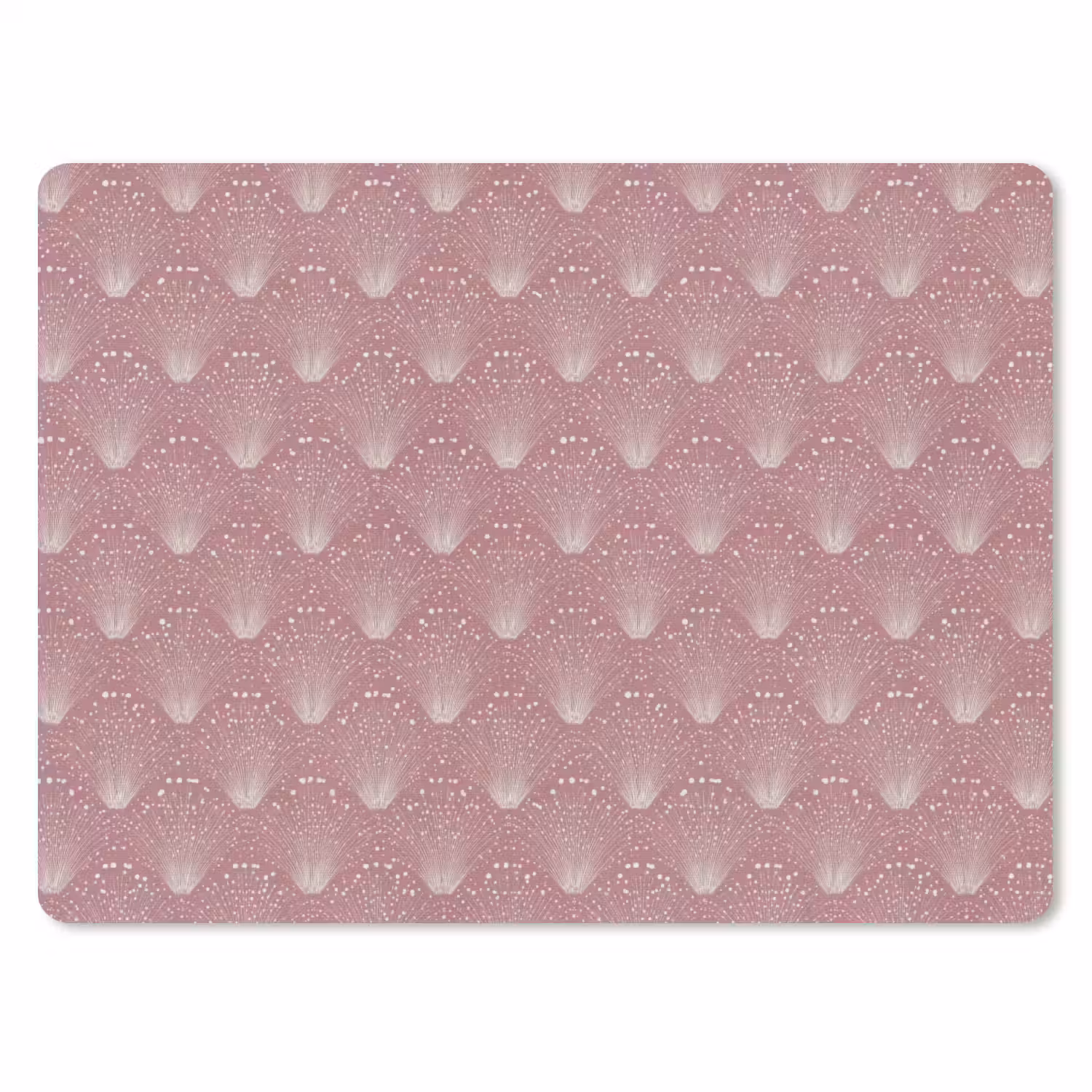 Trendy - Patroon - Roze muismat rubber klein 262 -3d