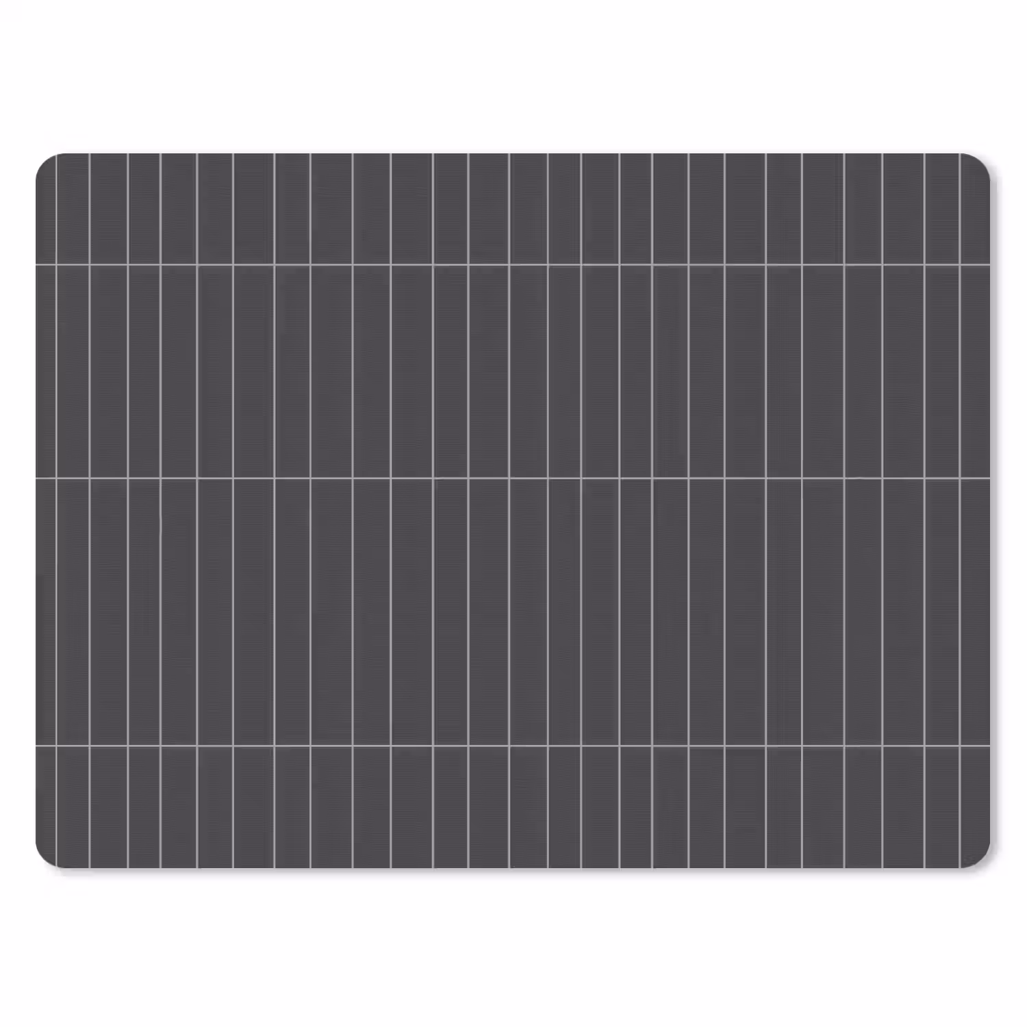 Verticaal - Wandtegel - Donkergrijs muismat rubber klein 262 -3d