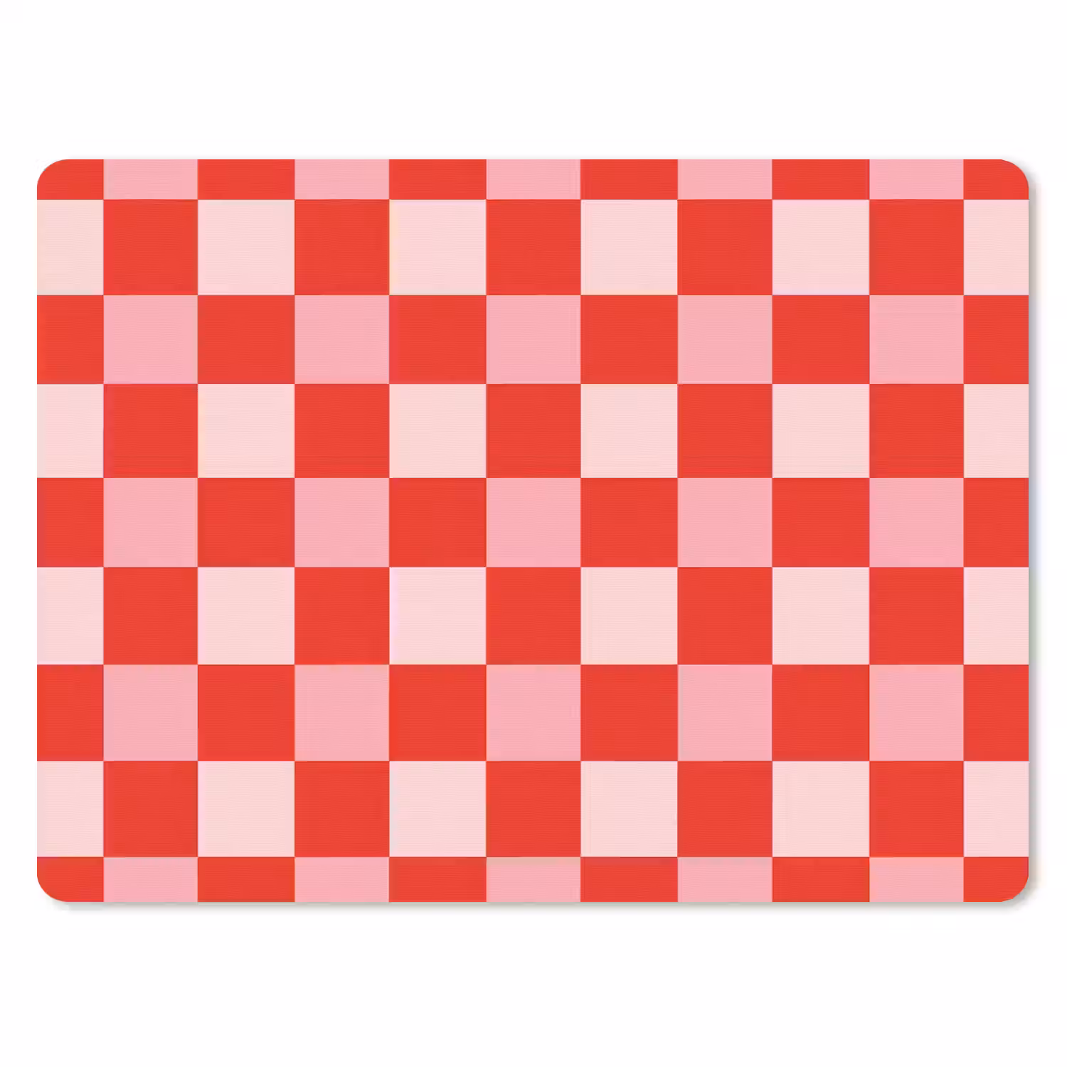 Vierkant - Klassiek - Rood muismat rubber klein 262 -3d