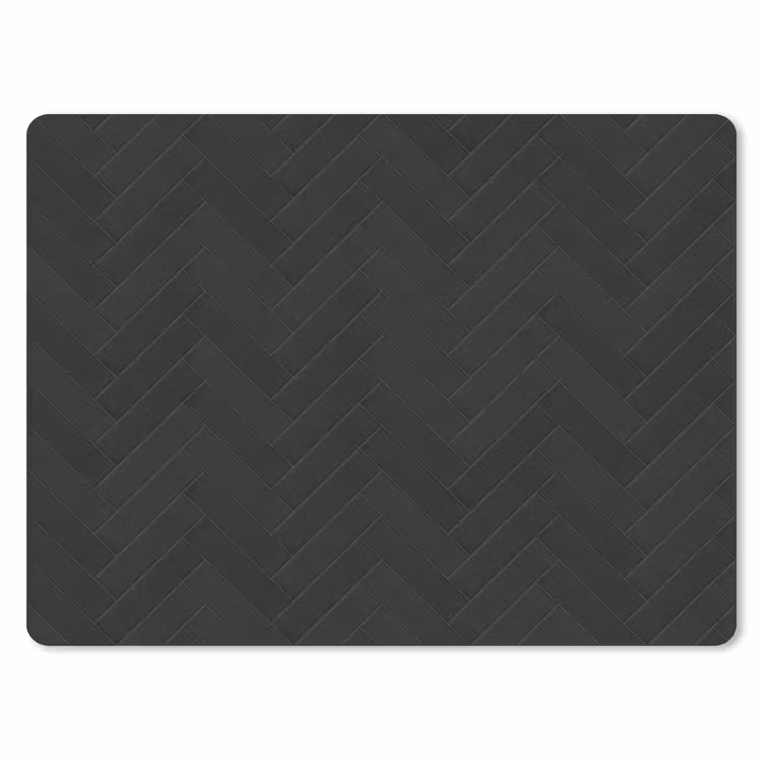 Visgraat - Wandtegel - Mat - Zwart muismat rubber klein 262 -3d
