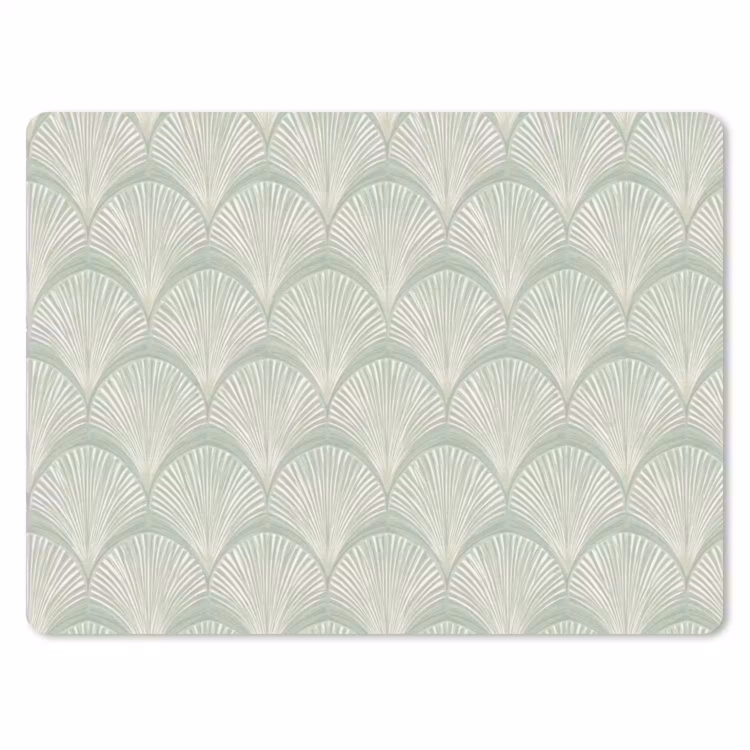 Waaiers - Patroon - Groen muismat rubber klein 262 -3d