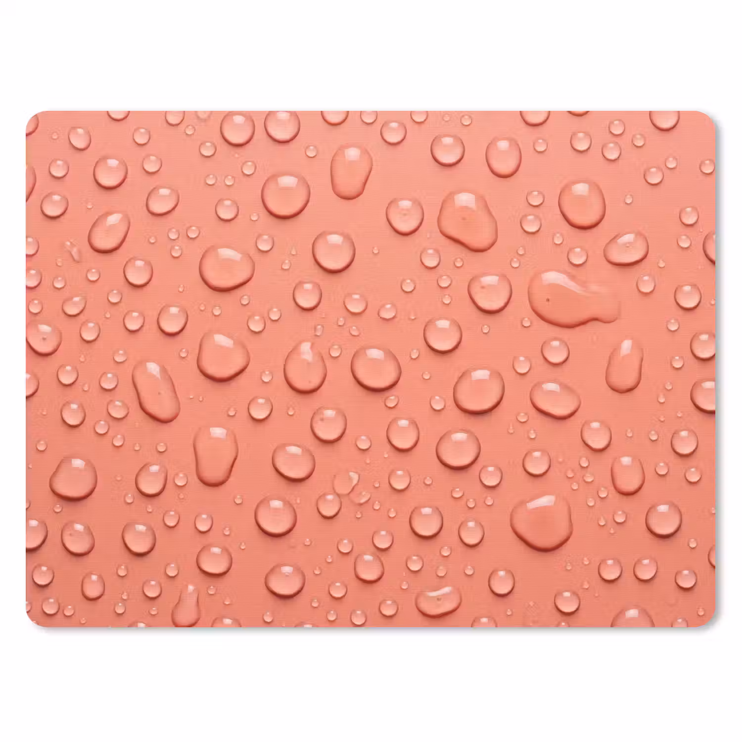 Water - Druppels - Roze muismat rubber klein -3d