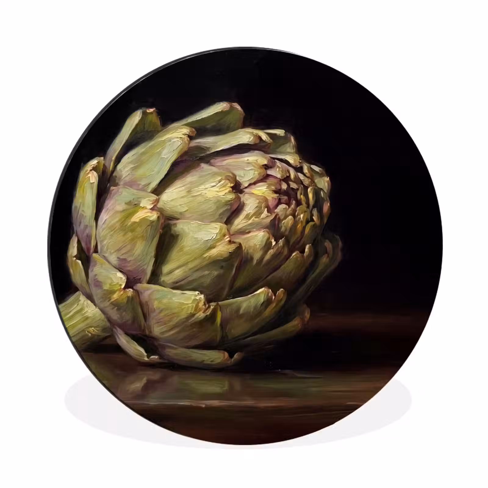 Muurcirkel aluminium - Artichok - Eten - Klassiek — 1