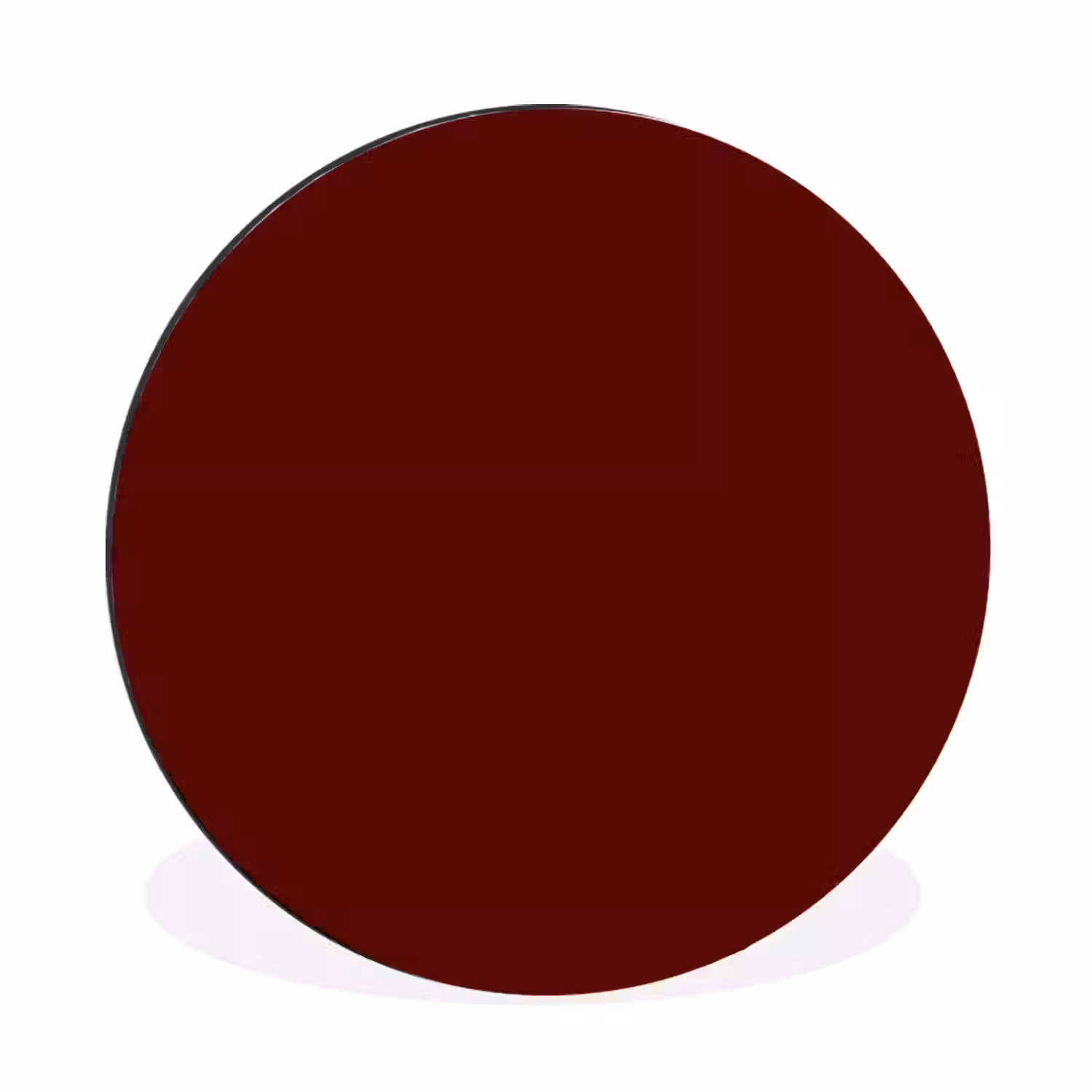 Burnt - Mahogany - Rood Wandcirkel aluminium klein 190 -3d