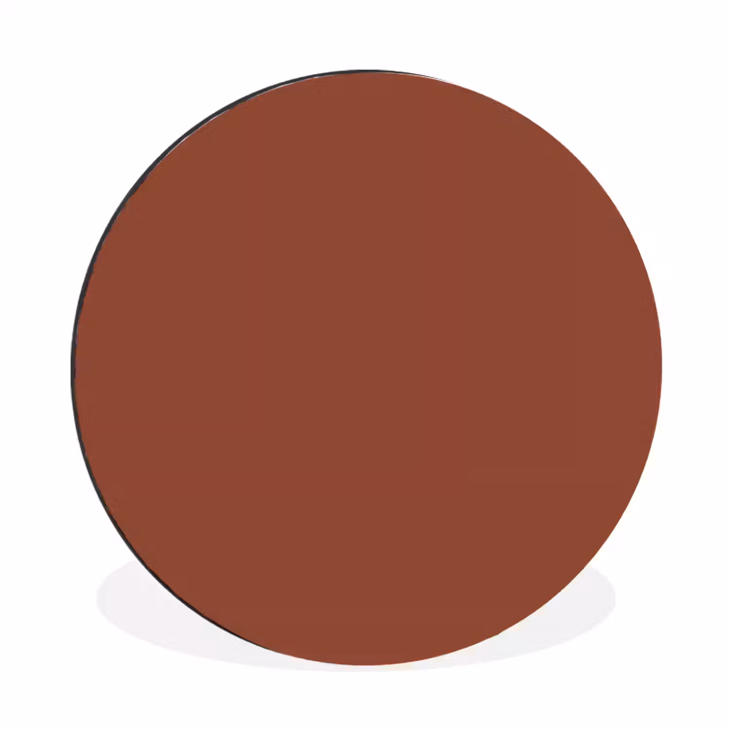 Burnt - Mahogany - Terracotta Wandcirkel aluminium klein 190 -3d