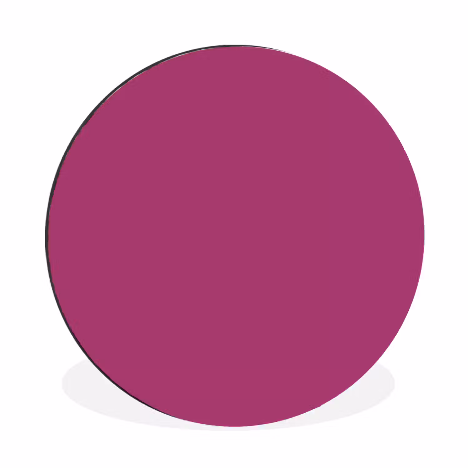 Deep - Magenta - Paars Wandcirkel aluminium klein 190 -3d