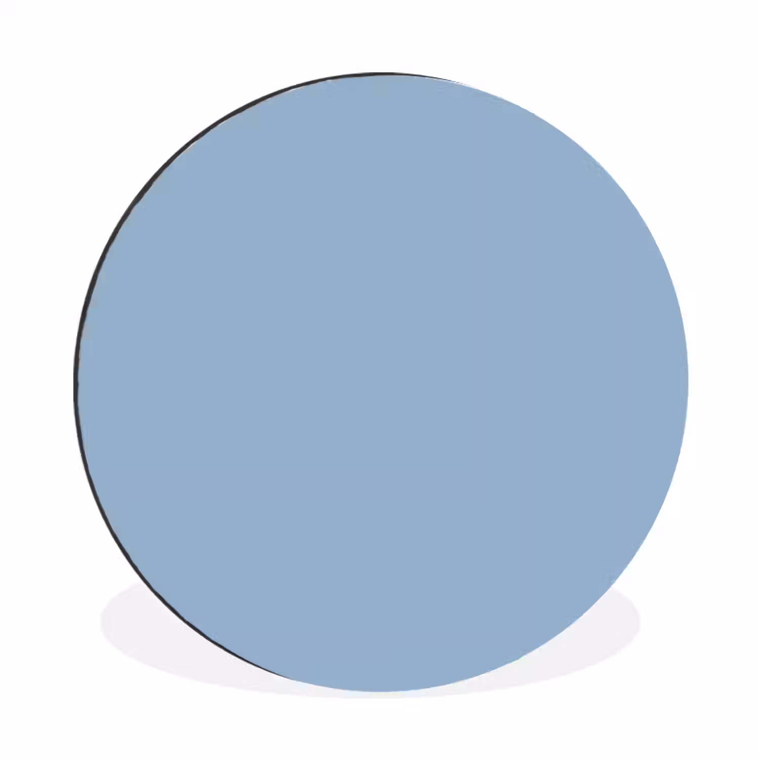 Dusty - Denim - Blauw Wandcirkel aluminium klein 190 -3d