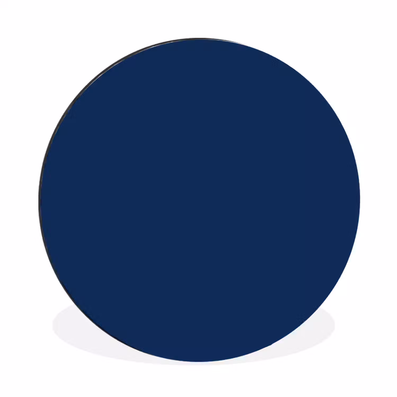 Midnight - Navy - Blauw Wandcirkel aluminium klein 190 -3d