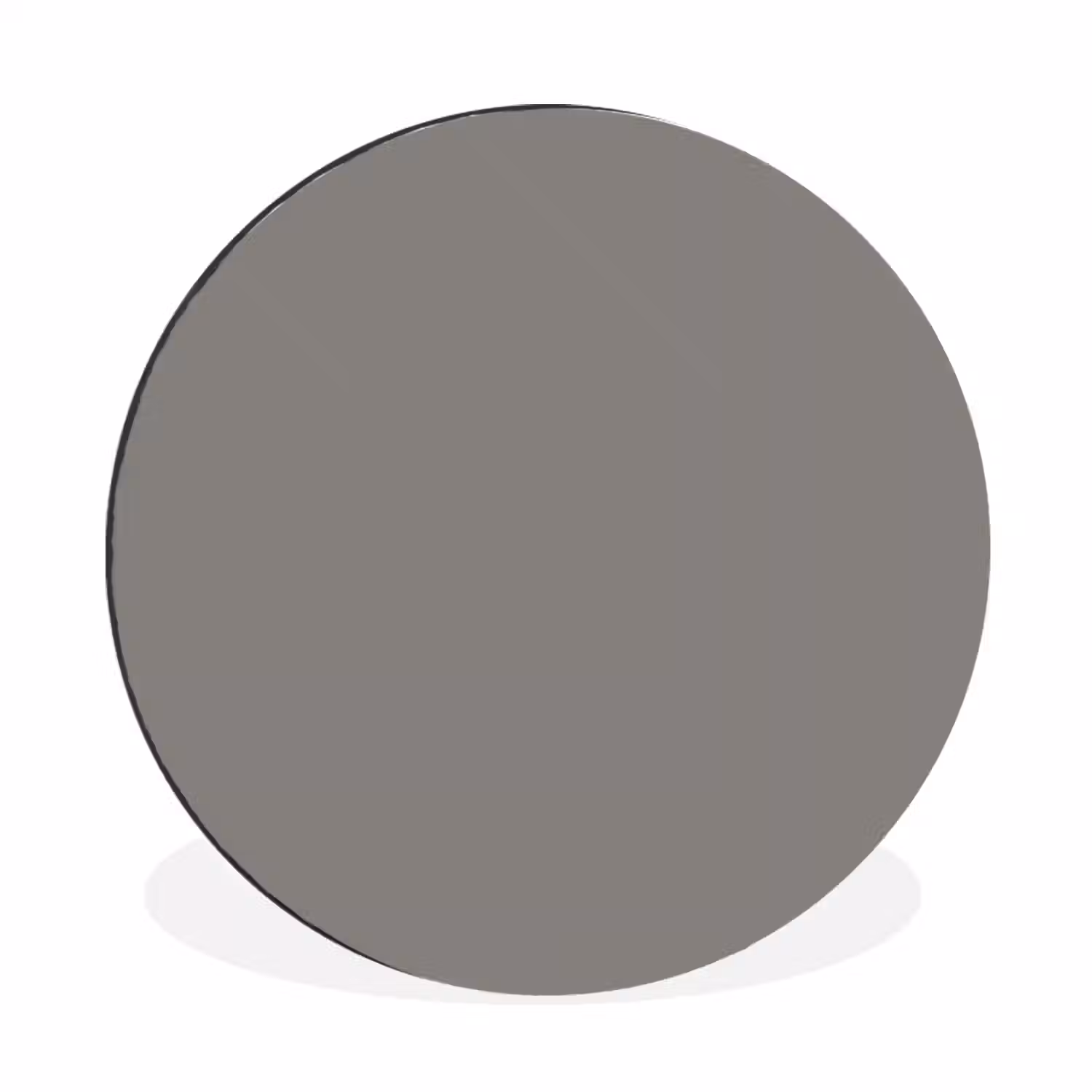 Mineral - Grey - Grijs Wandcirkel aluminium klein 190 -3d